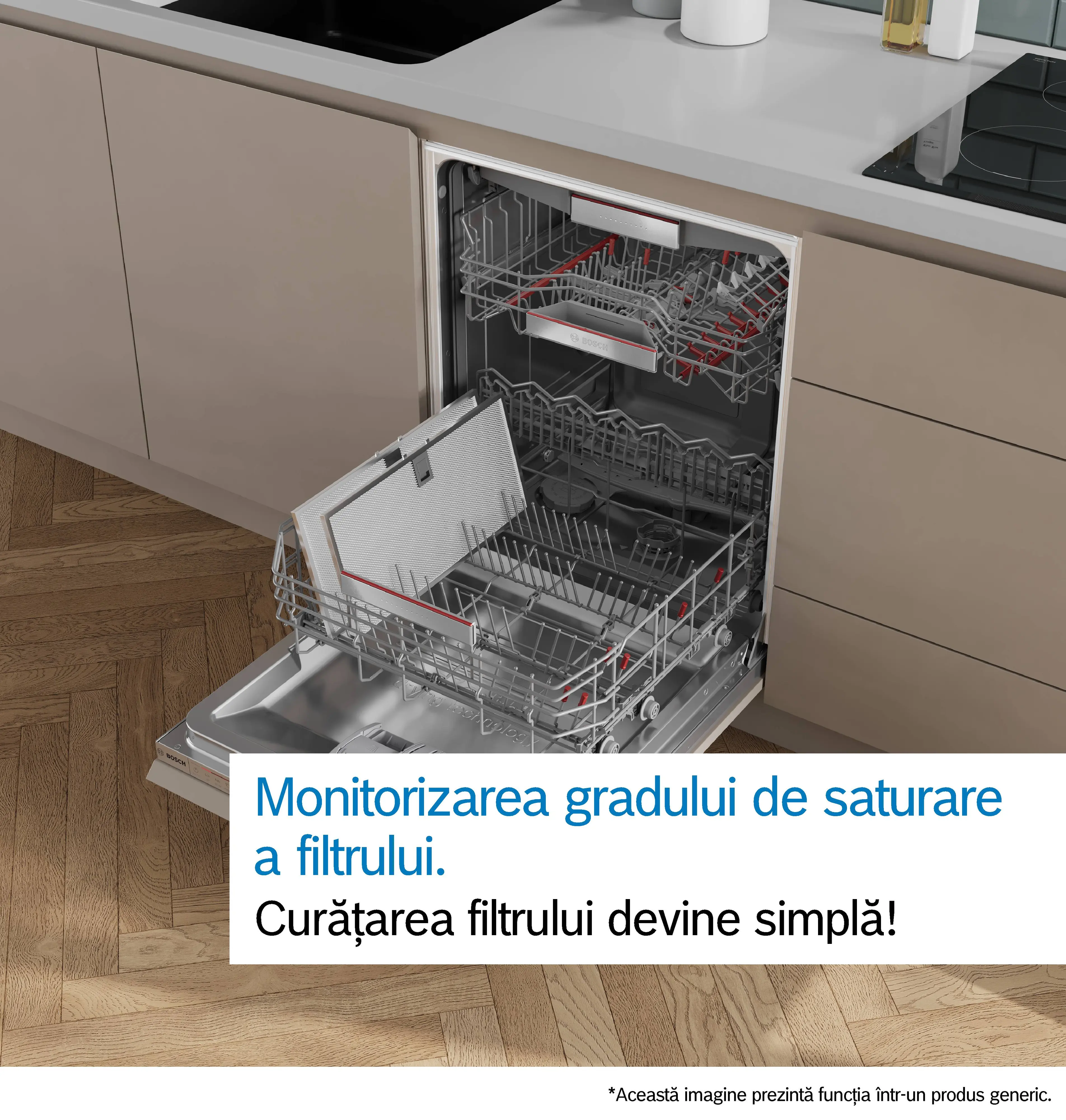 Hotă complet integrabilă 80 cm, Bosch Seria 6, Negru mat [7]