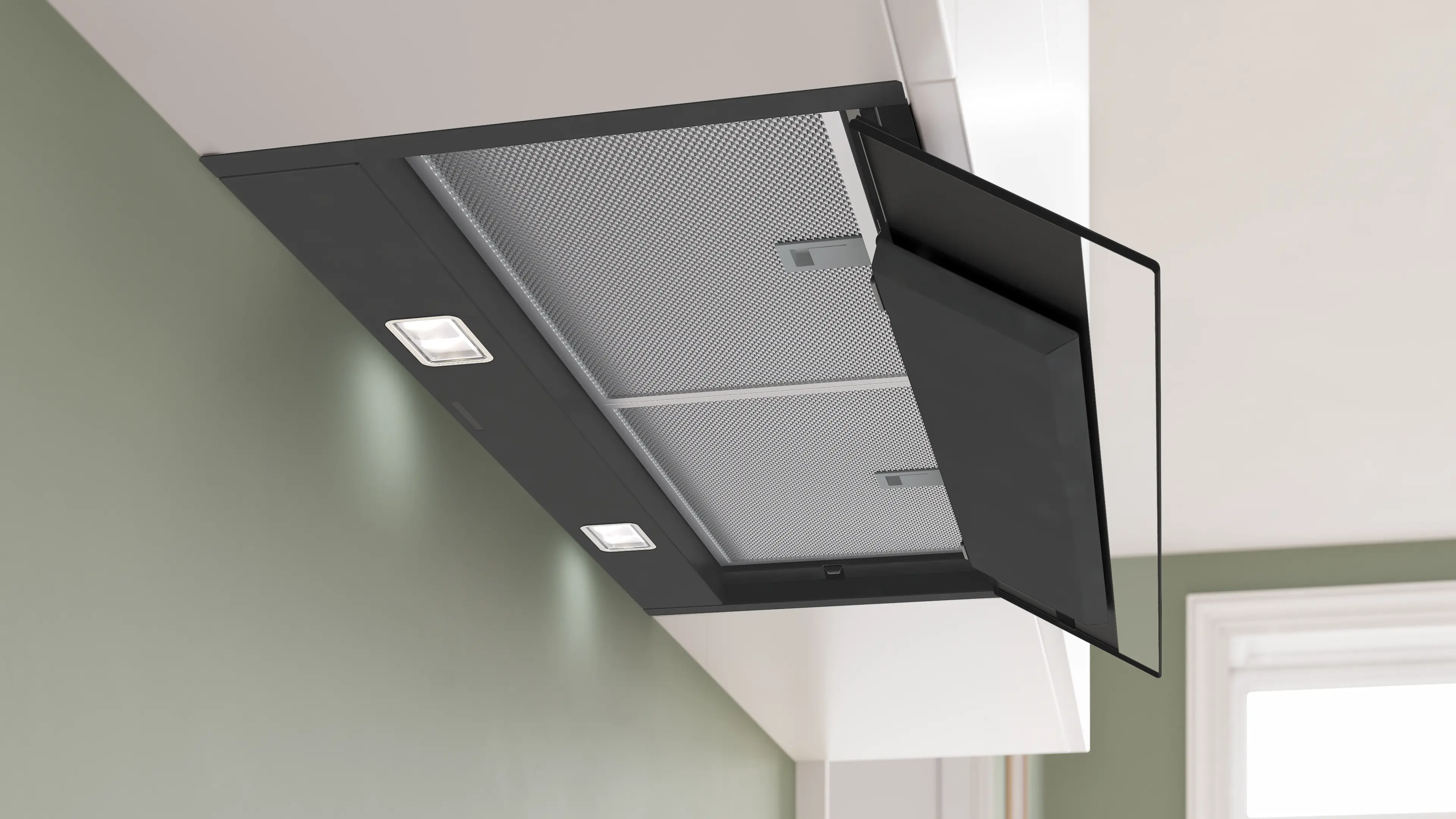 Hotă complet integrabilă 80 cm, Bosch Seria 6, Negru mat [2]