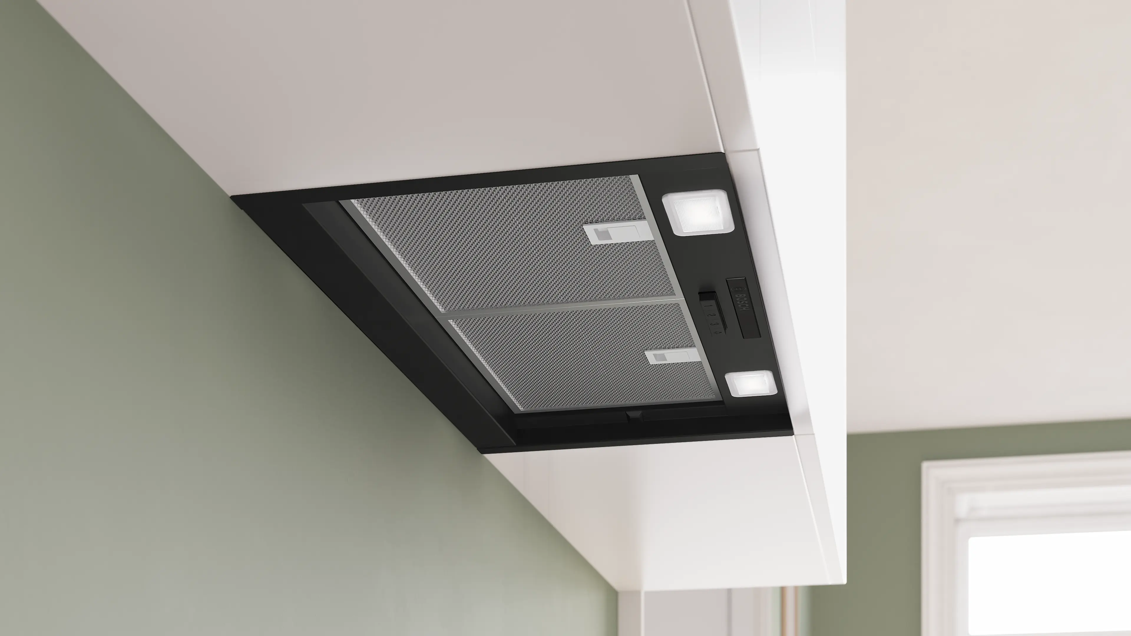 Hotă complet integrabilă, Bosch Seria 2, 60 cm, Negru mat [3]