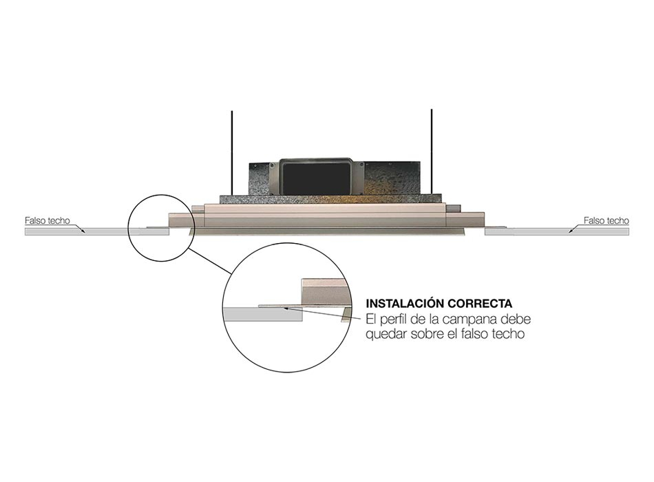 Hota de plafon Pando E-252, 120 cm V.1130 eco PLUS [9]