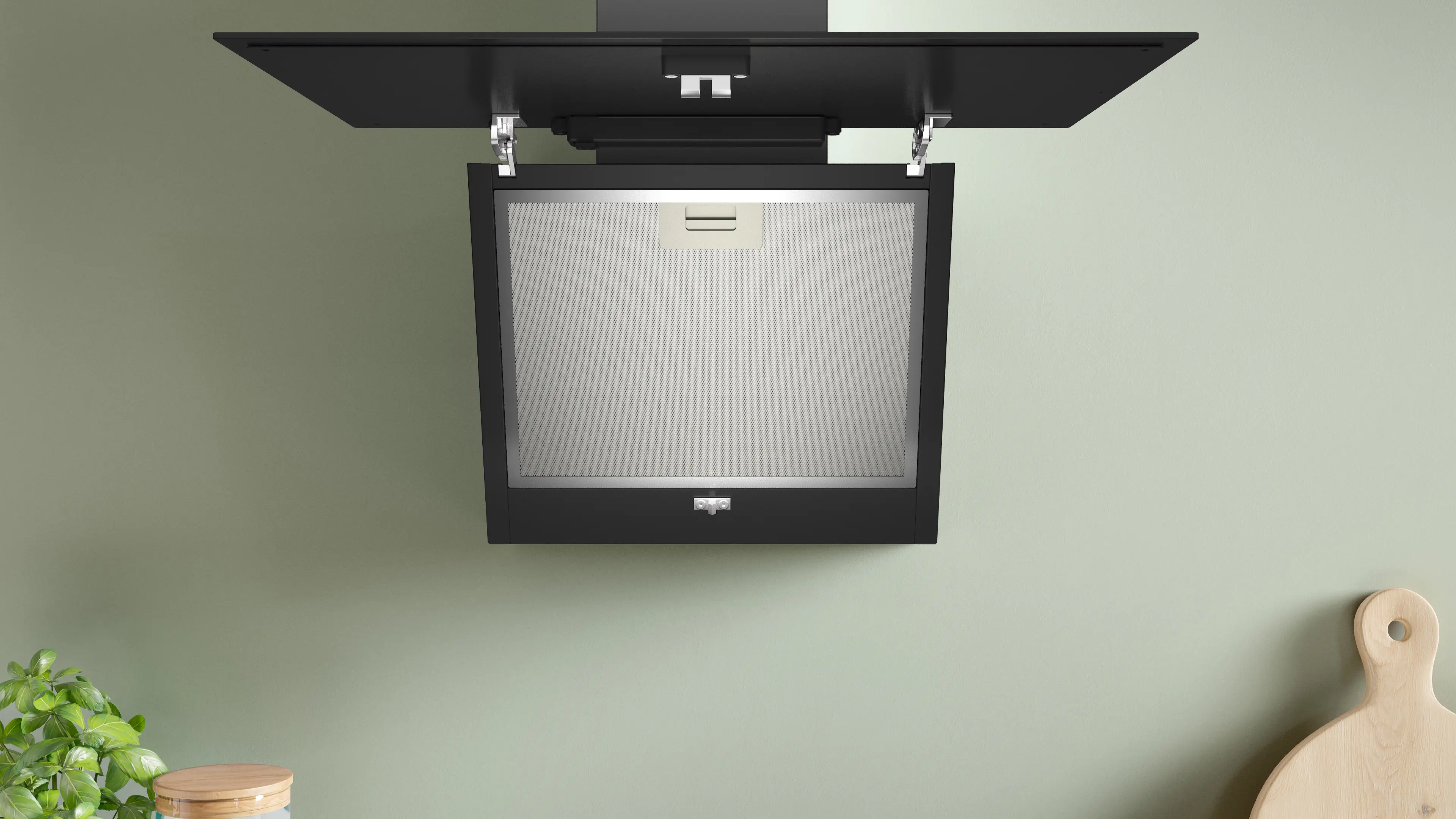 Hotă decorativă de perete 60 cm, Bosch Seria 2, Negru [4]