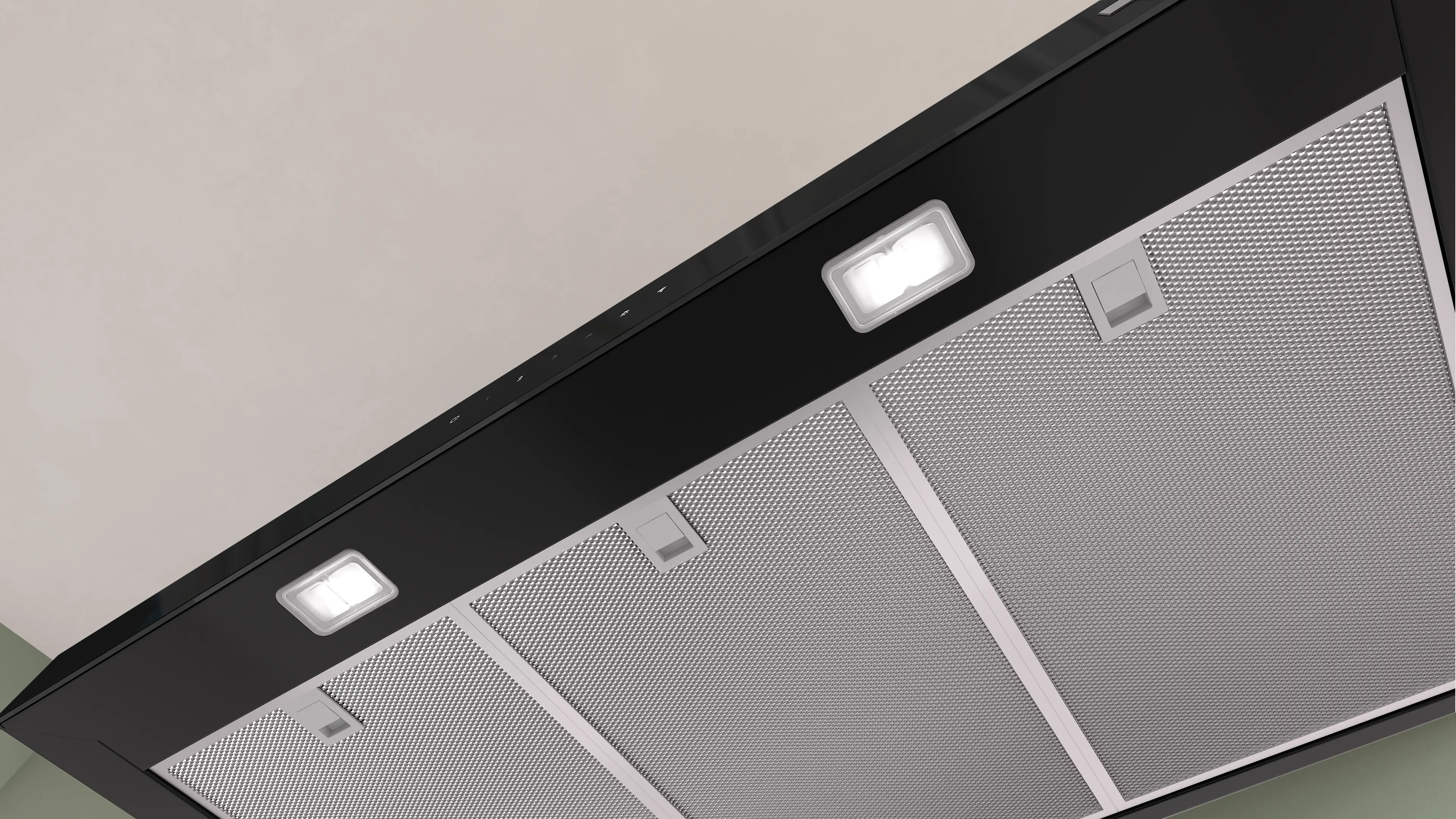 Hotă decorativă de perete 90 cm, Bosch Seria 6, Negru mat [2]