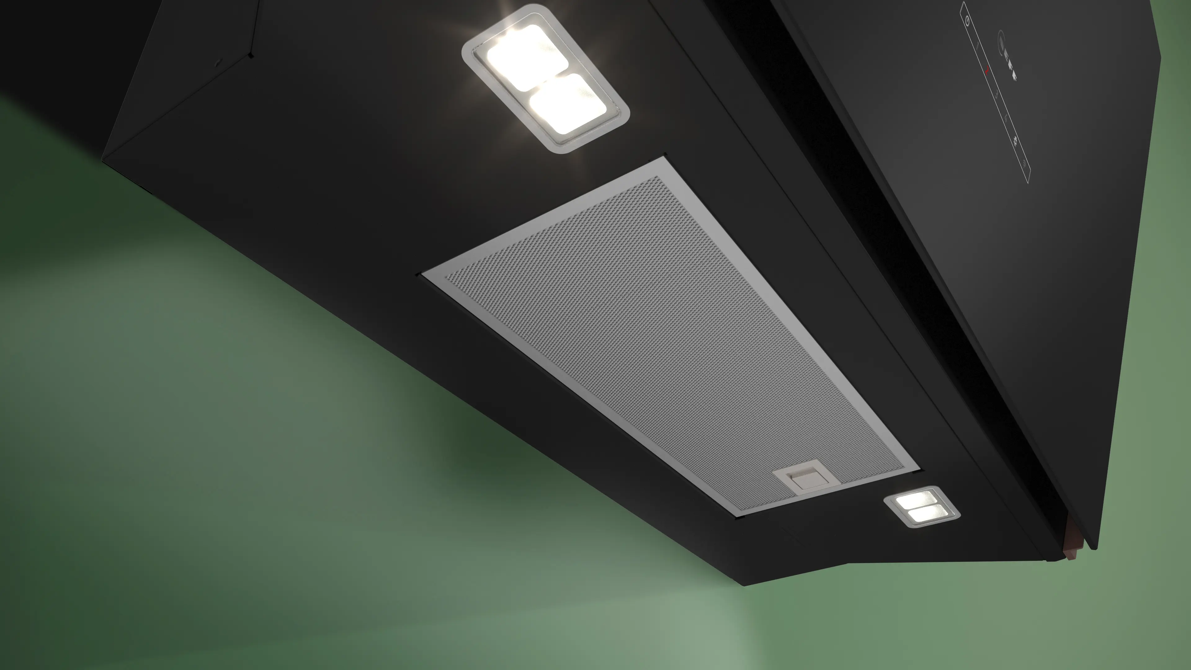 Hotă decorativă de perete NEFF D88IAN2Y5 – 80 cm, A+, Negru [3]