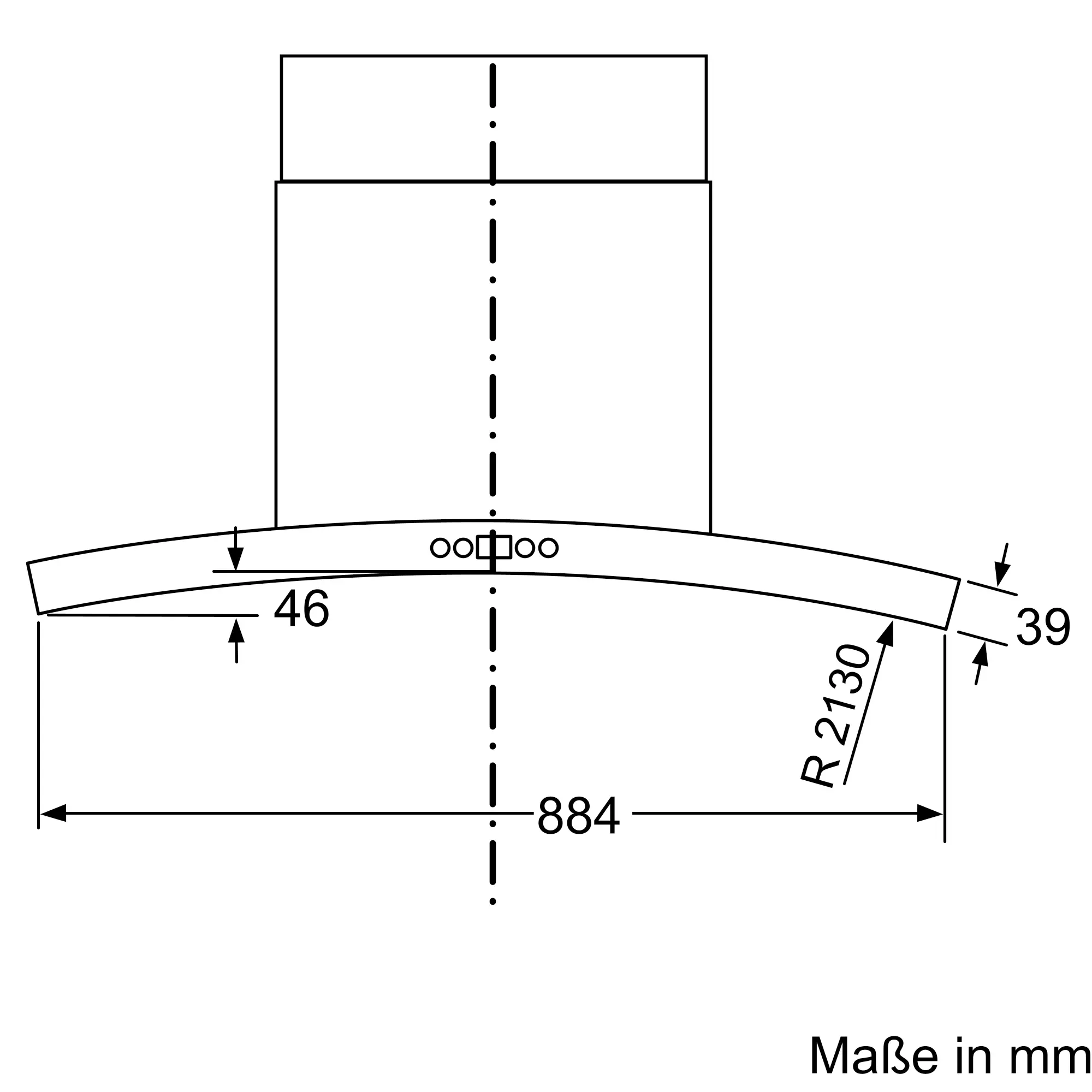 Hotă decorativă de perete NEFF D89DK62N0 – 80 cm, A+, inox [5]