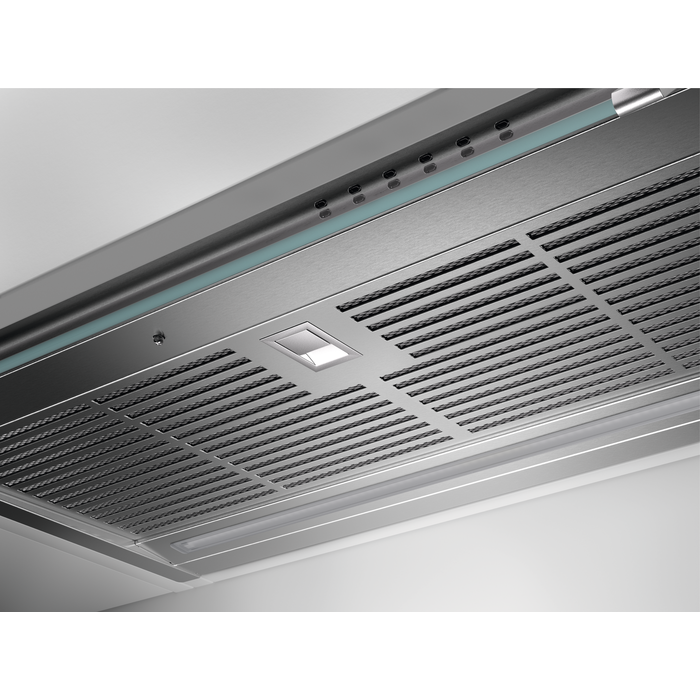 Hota grupata integrata AEG GDE686HM, 60 cm, Conectivitate plita, 1 motor, 3 viteze + intensiv, 1 filtru de aluminiu lavabil, Putere de absorbtie - 750 mc/h, Control electronic, Argintiu [3]