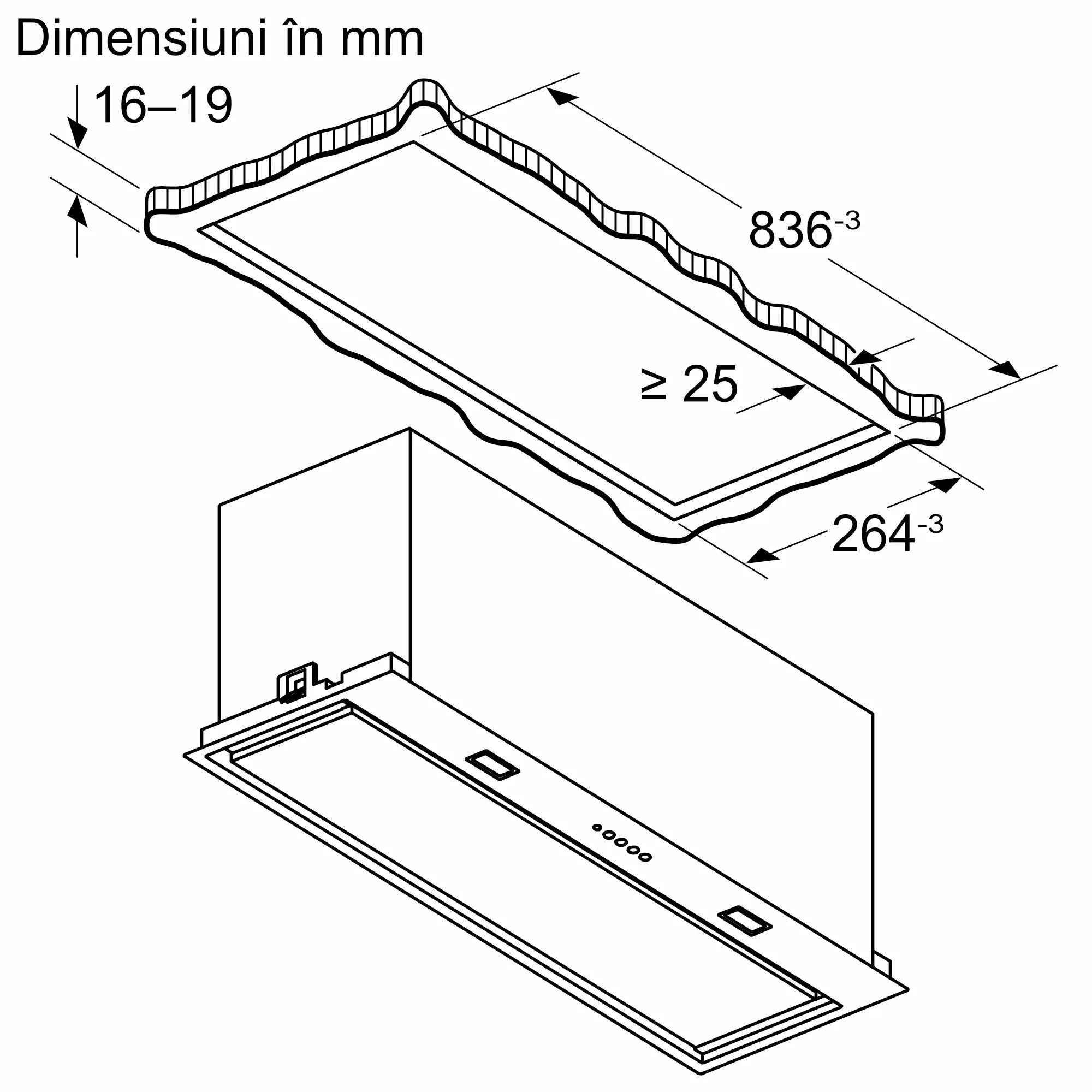 Hotă încorporabilă 86 cm, Bosch Seria 6, Inox [8]