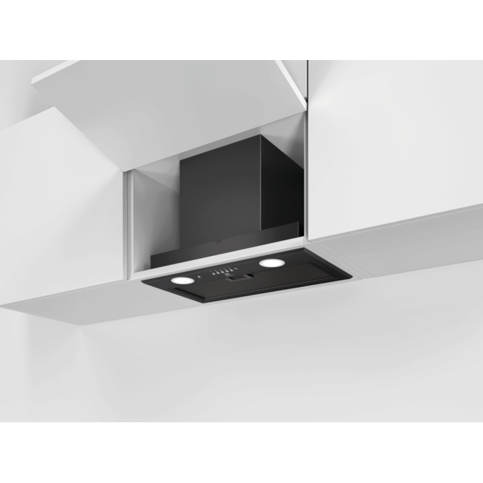 Hotă încorporabilă Electrolux CFG526R, 54 cm, Clasă energetică C, 600 m³/h, 3 viteze + Intensiv, Hob2Hood, LED, Negru mat [2]