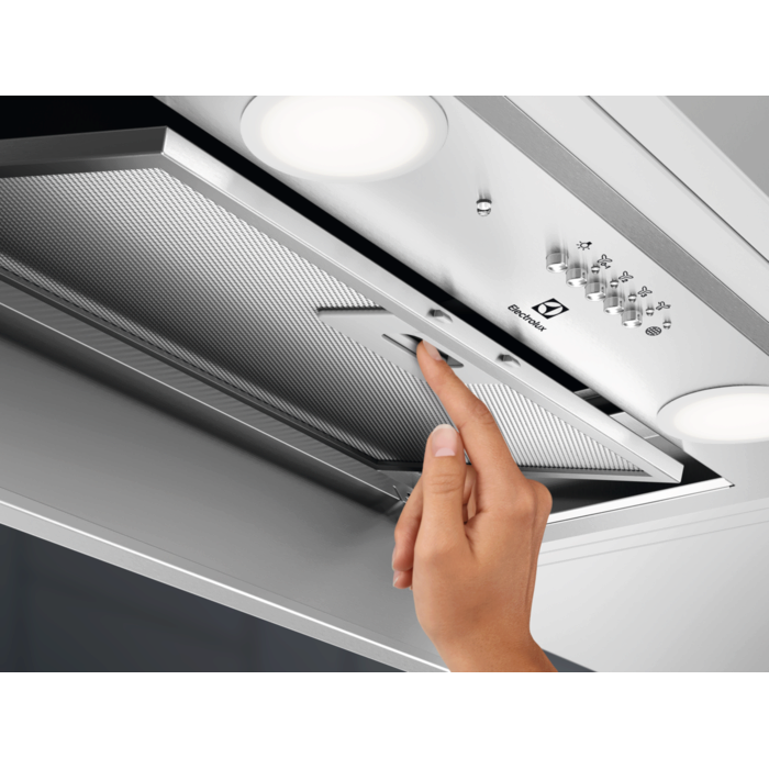 Hotă încorporabilă Electrolux LFG716X2, 54 cm, Clasă energetică A, 700 m³/h, 3 viteze + Intensiv, Hob2Hood, Spot LED, Inox [2]