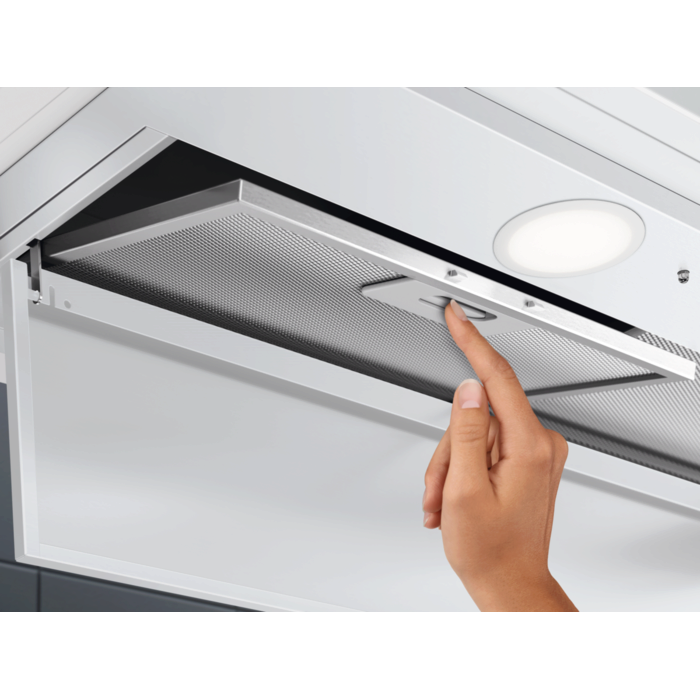 Hotă încorporabilă Electrolux LFG719W, 80 cm, Clasă energetică A, 700 m³/h, 3 viteze + Intensiv, Hob2Hood, Spot LED, Alb [5]