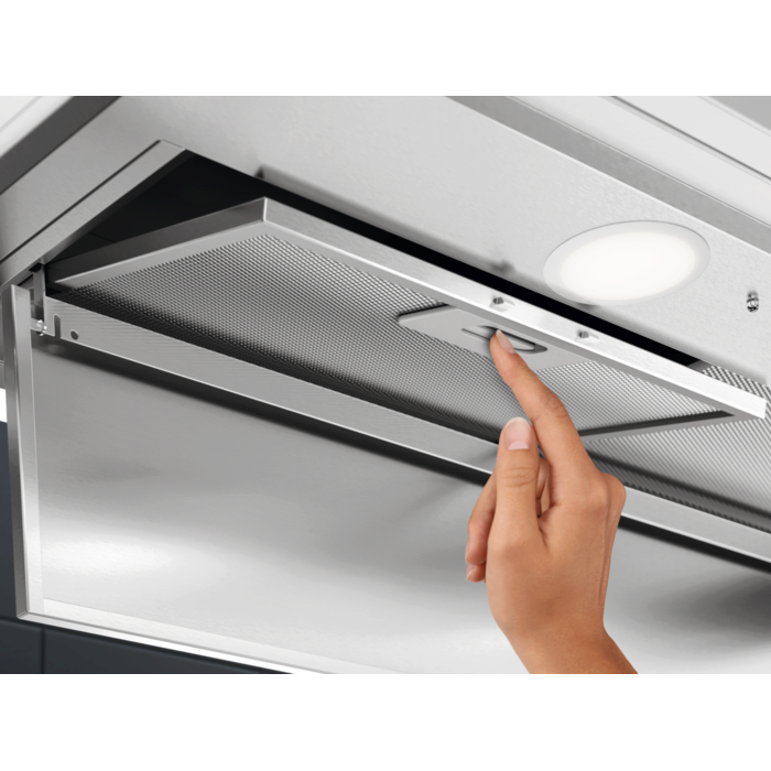 Hotă încorporabilă Electrolux LFG719X, 77 cm, Clasă energetică A, 700 m³/h, 3 viteze + Intensiv, Hob2Hood, LED, Inox [3]