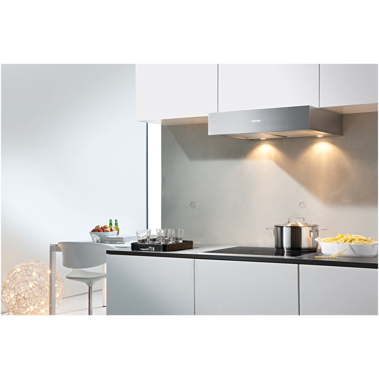 Hota incorporabila Miele DA 1260 EDST, Putere de absorbtie 545 m3/h, Filtre din inox, Miele CleanCover, Clasa C, 60 cm, Inox [2]