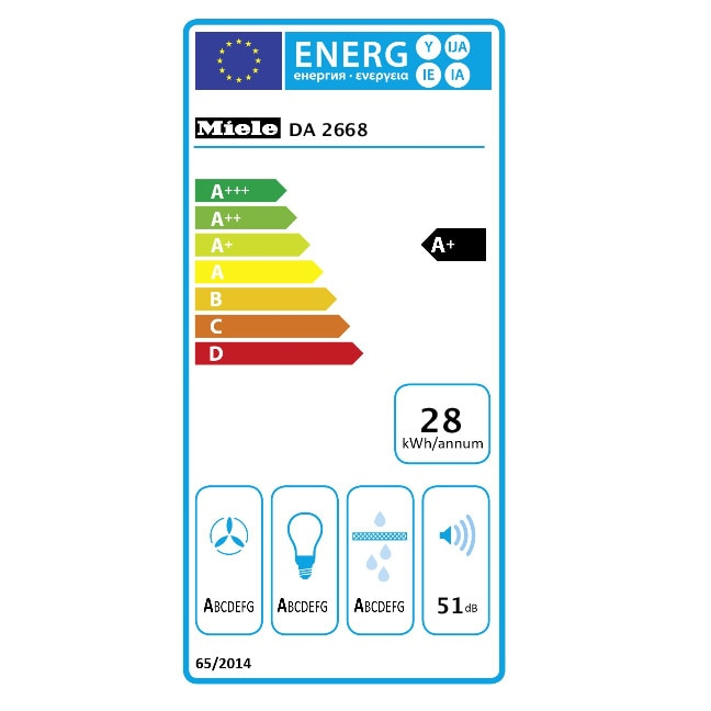 Hota incorporabila, Miele DA 2668 EDST-WIFI, 365 m3/h, 85 W, 4 viteze, L 60 cm, Inox [4]