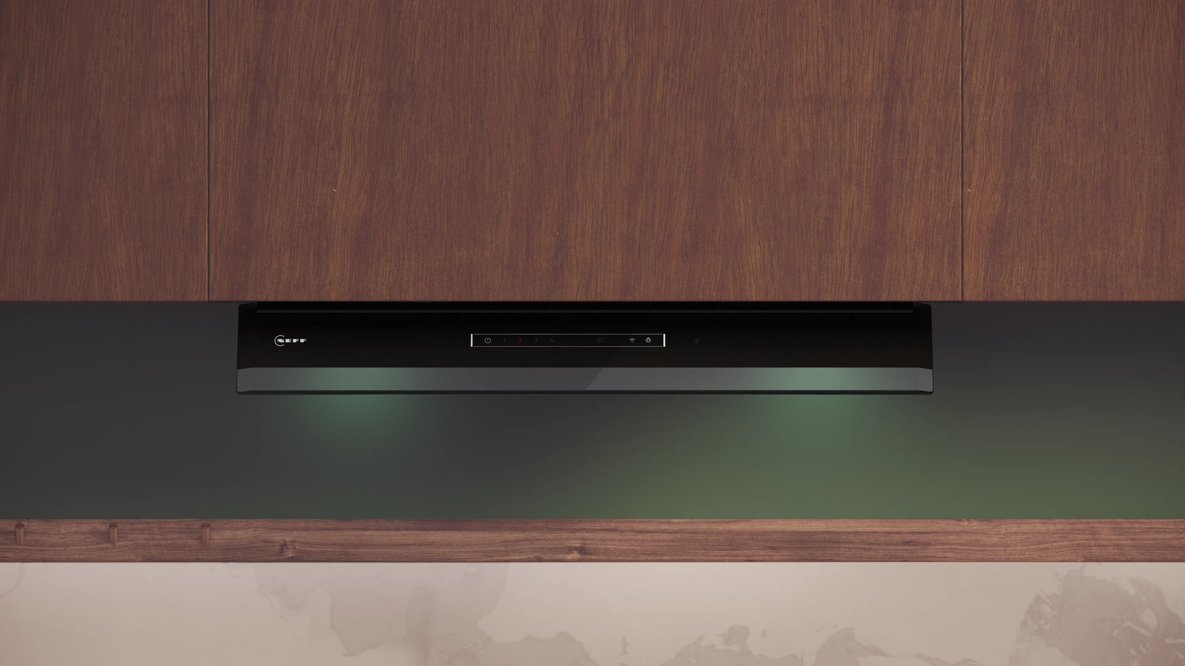 Hotă incorporabilă NEFF D67XDP2S5 N70, 60 cm, 749 m³/h, Smart Hood Automatic, LED, negru mat [3]