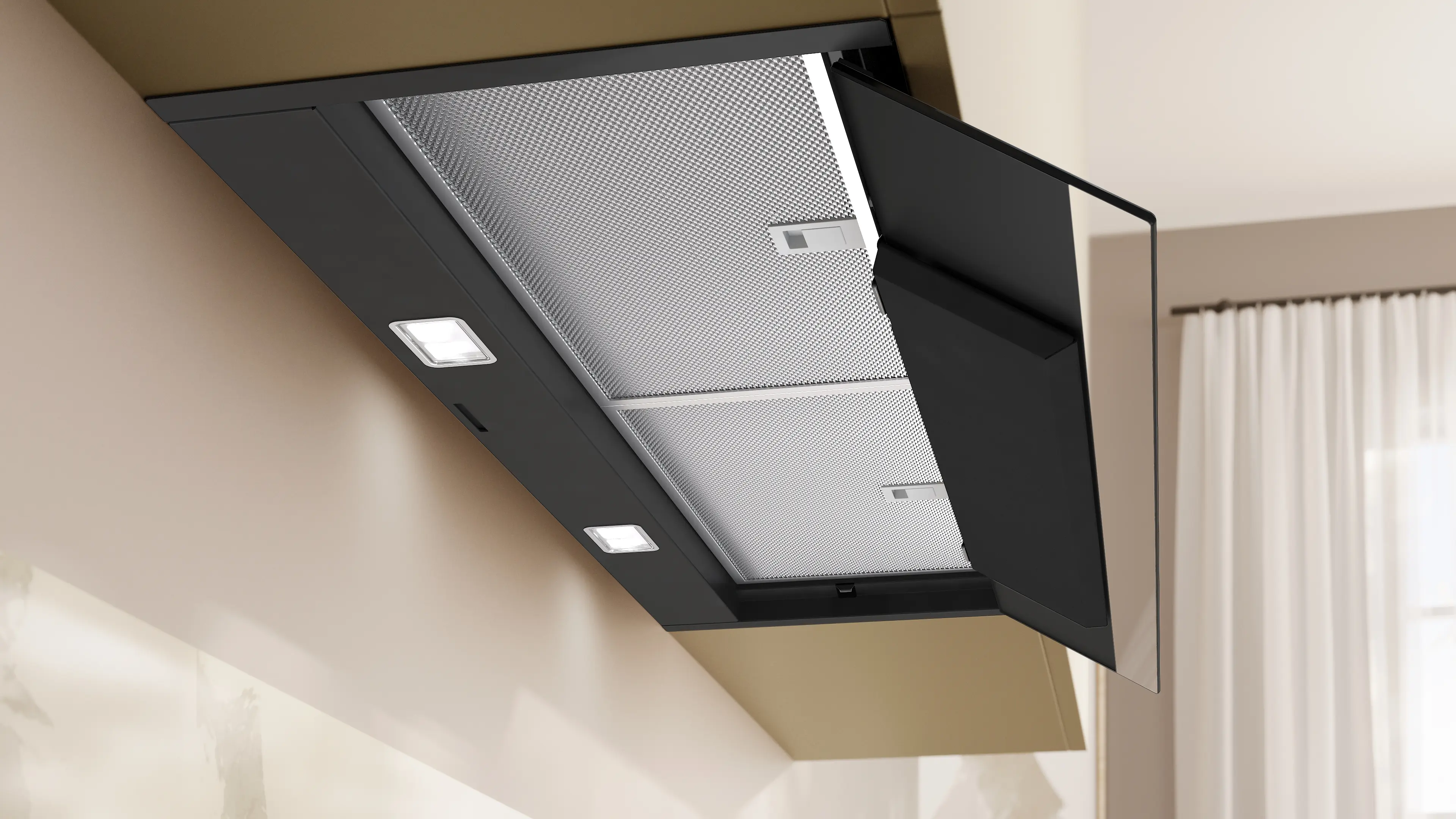 Hotă incorporabilă NEFF D97XDP2S0 N70, 90 cm, 749 m³/h, Home Connect, Touch Control, LED, negru mat [4]