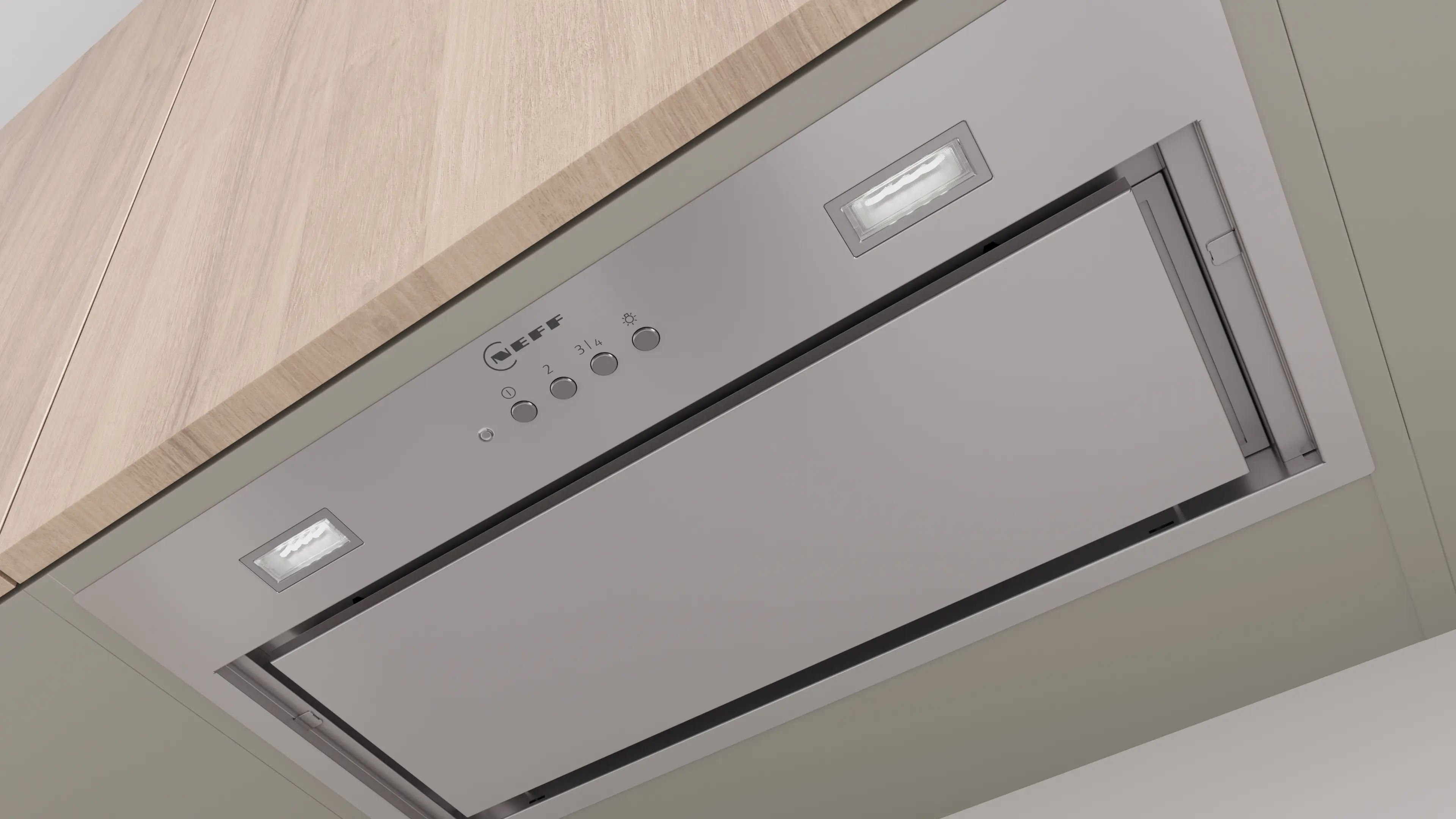 Hotă incorporabilă tip canopy NEFF D54NAC1N0 N70, 52 cm, 570 m³/h, funcție intensivă, LED, inox [4]