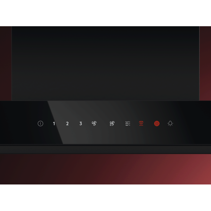 Hota insula AEG GI87D91CB Putere de absorbtie 760 mc/h,1 motor, Control touch; Auroratech, Functie Breeze, Conectivitate plita, 90 cm, Inox/Negru [3]