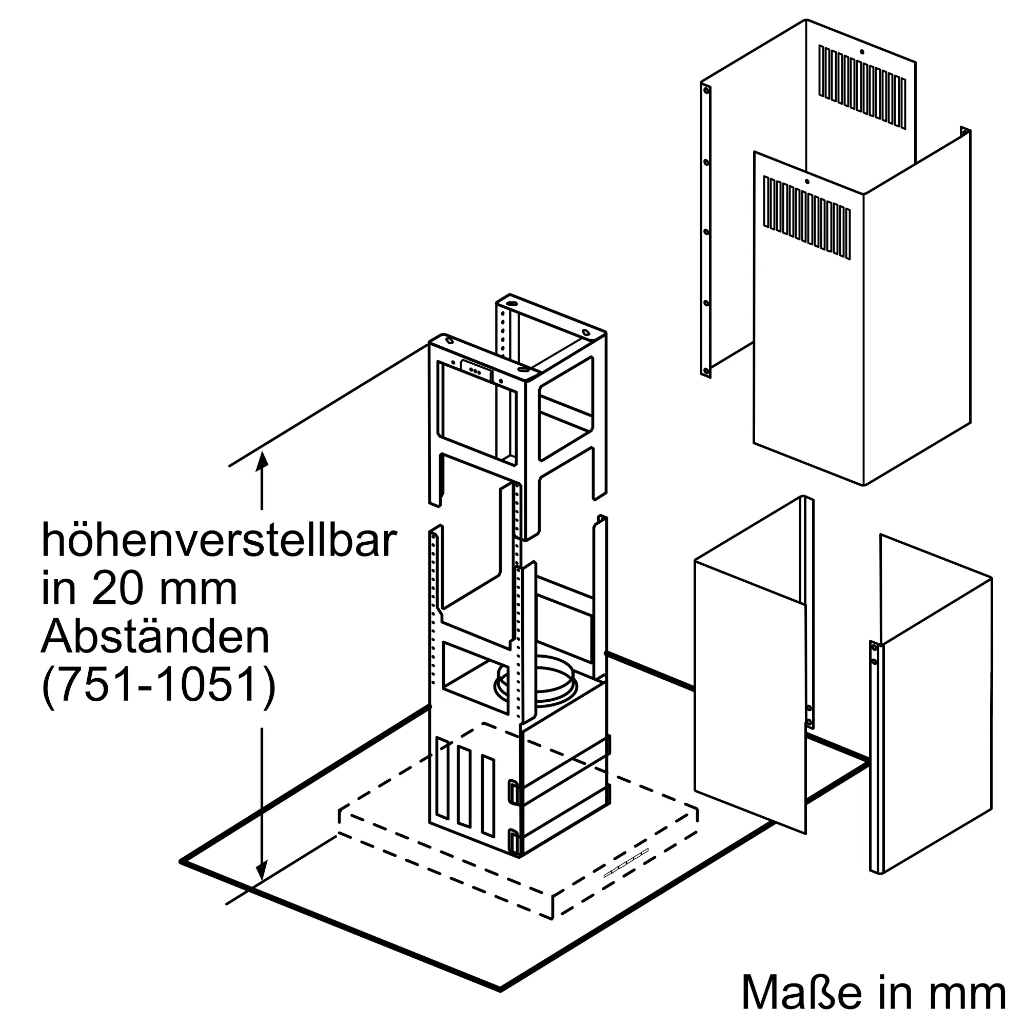 Hotă insulă / de tavan NEFF I89EH52N0 – 90 cm, 430 m³/h, A, Inox [4]