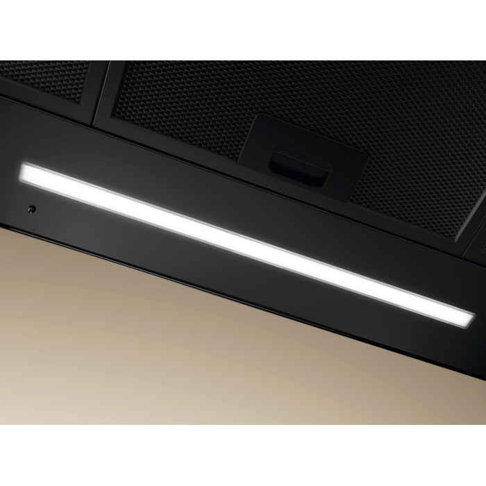 Hotă șemineu Electrolux LFT816K, 60 cm, Clasă energetică A, 730 m³/h, 3 viteze + Intensiv + Breeze, Hob2Hood, Bandă LED, Negru [5]