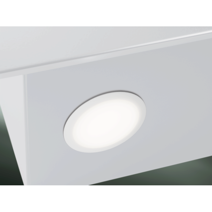 Hotă șemineu Electrolux LFV326W, 60 cm, Clasă energetică C, 600 m³/h, 3 trepte, Spot LED, Alb [4]