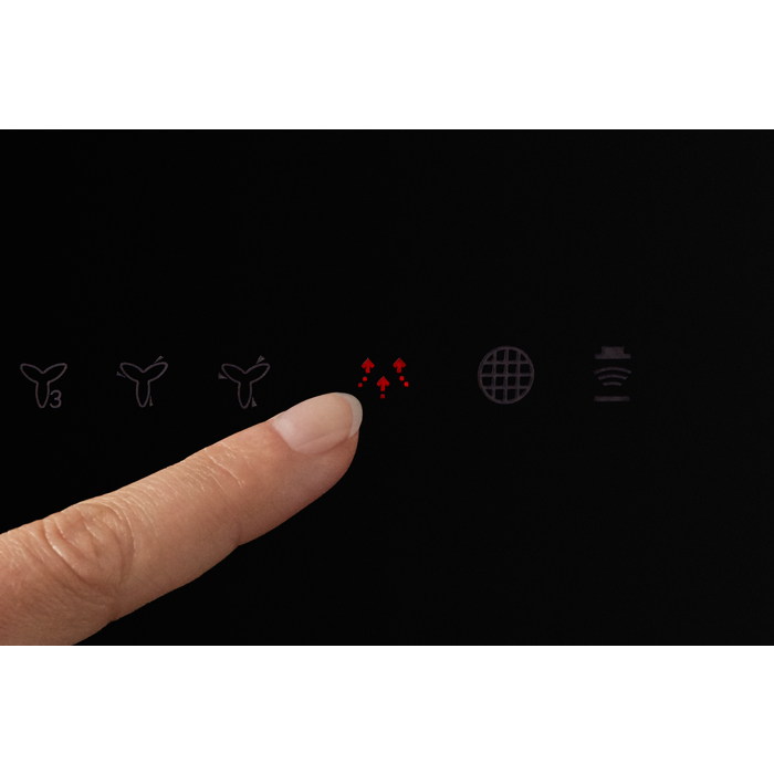 Hotă șemineu Electrolux LFV619Z, 90 cm, Clasă energetică A, 700 m³/h, 3 viteze + Intensiv + Breeze, LED, Negru mat [5]