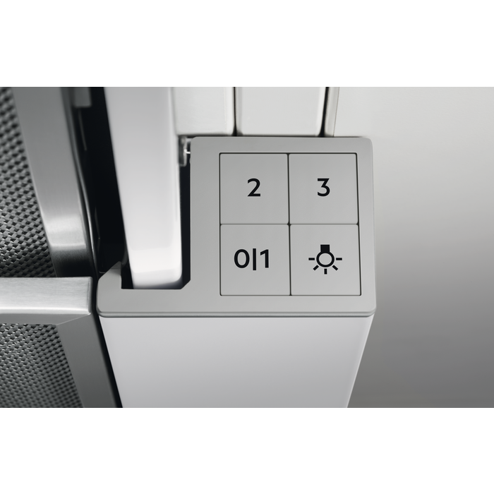 Hotă telescopică Electrolux LFP326FW, 60 cm, Clasă energetică C, 410 m³/h, 3 trepte, LED, Alb [2]