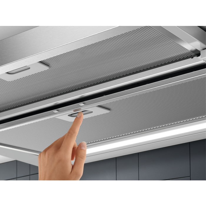 Hotă telescopică Electrolux LFP416X, 60 cm, Clasă energetică C, 440 m³/h, 3 trepte, Bandă LED, Gri [4]