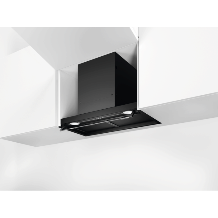 Hotă telescopică Electrolux LFP516K, 60 cm, Clasă energetică C, 500 m³/h, 3 trepte, Spot LED, Negru [2]