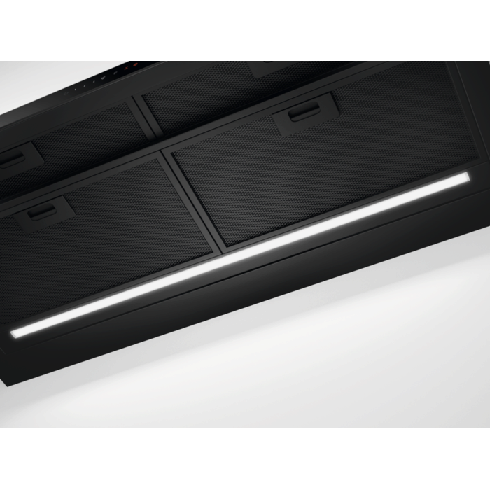 Hotă telescopică Electrolux LFP819K, 90 cm, Clasă energetică A, 650 m³/h, 3 viteze + Intensiv + Breeze, Hob2Hood, Bandă LED, Negru [6]