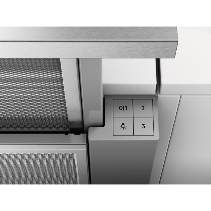Hotă telescopică Electrolux YFP616X, 60 cm, Clasă energetică A, 600 m³/h, 3 trepte, LED, Inox [4]