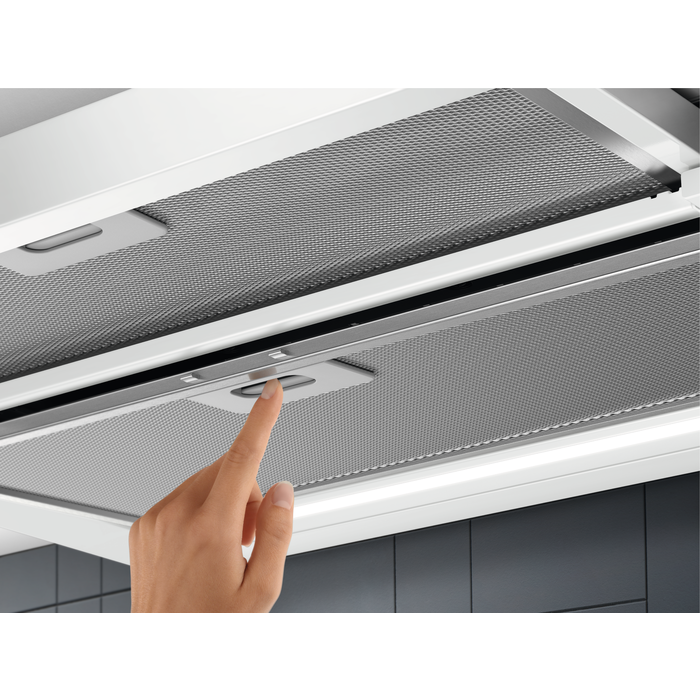 Hota telescopică încorporabilă Electrolux LFP616W, 60 cm, A, 600 m³/h, 3 viteze, Bandă LED, Alb [4]