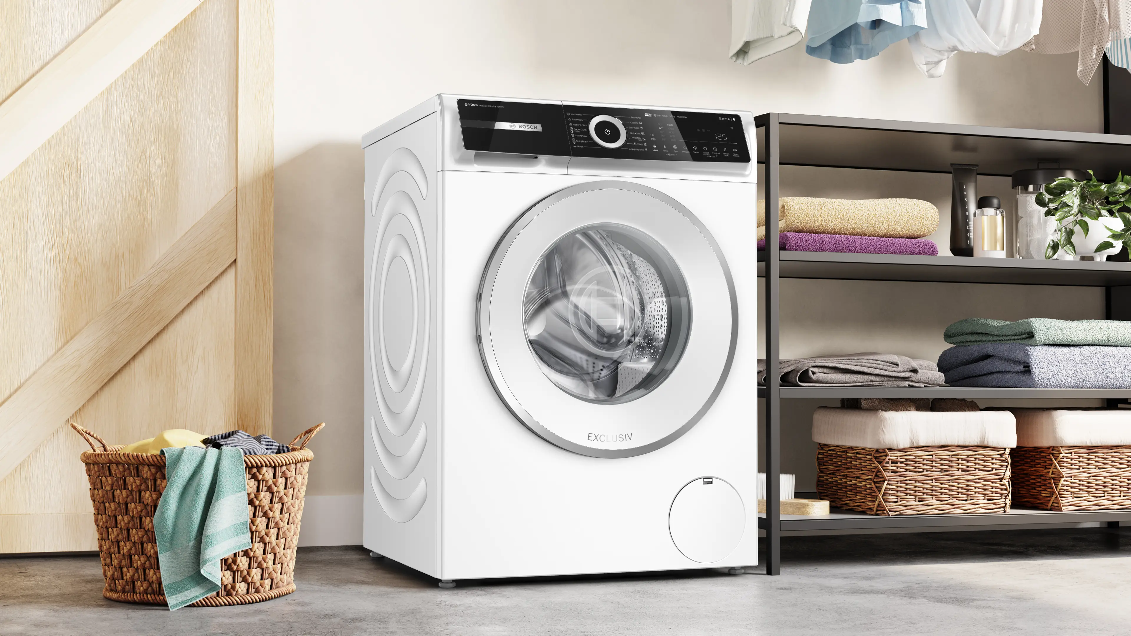 Mașină de spălat rufe Bosch Seria 6 WGN264A0BY, 11 kg, 1400 rpm, încărcare frontală, albă [16]