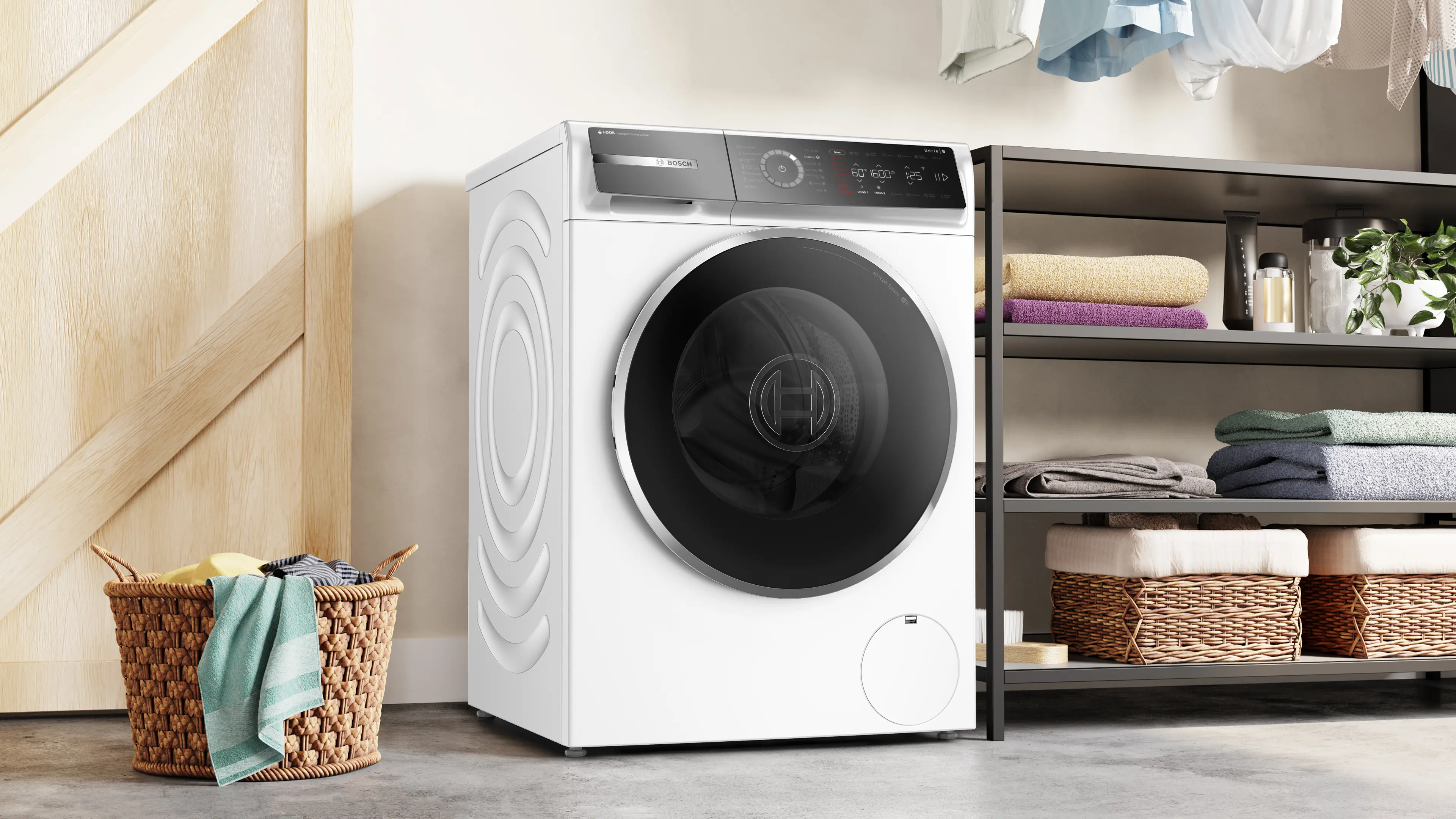 Mașină de spălat rufe Bosch Seria 8 WGB266A5BY, 11 kg, 1600 rpm, încărcare frontală, albă [18]