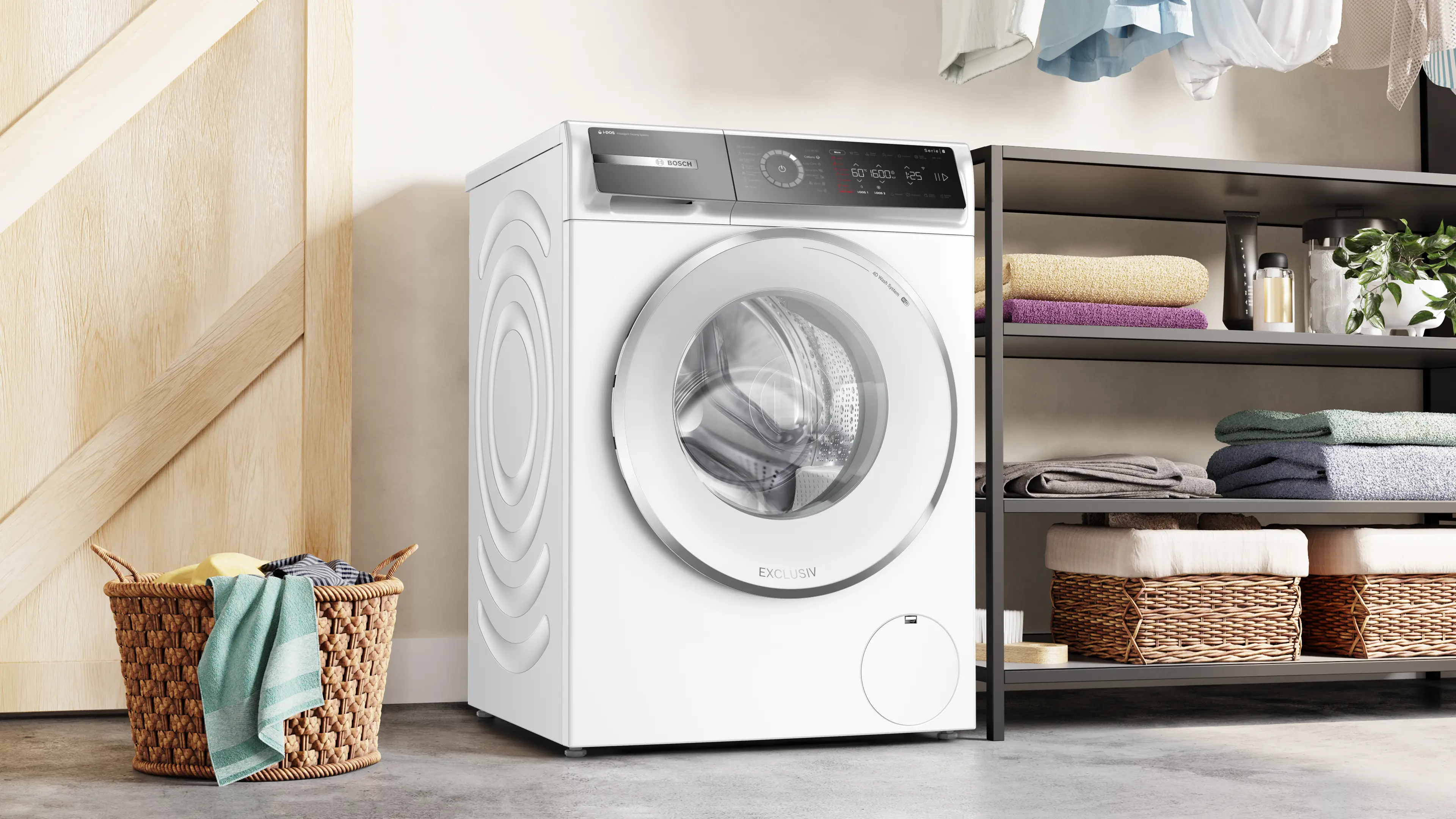 Mașină de spălat rufe Bosch Seria 8 WGB266A6BY, 11 kg, 1600 rpm, încărcare frontală, albă [18]