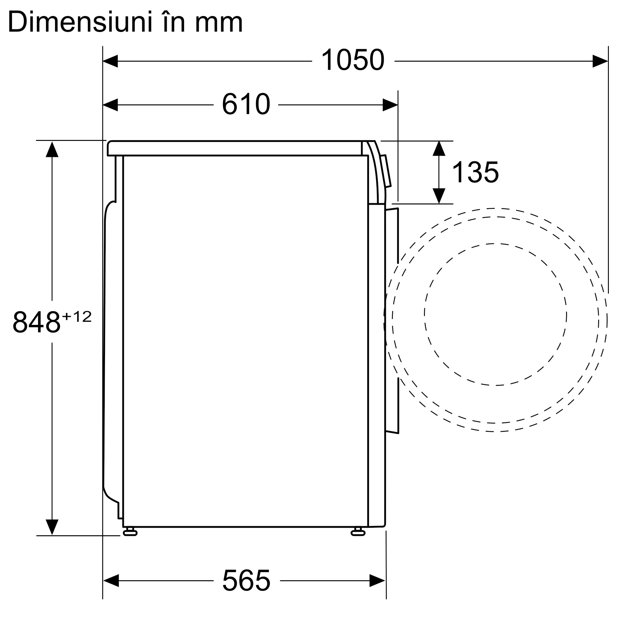 Mașină de spălat rufe Bosch Seria 2 WGE03201BY, 8 kg, 1200 rpm, încărcare frontală, albă [13]