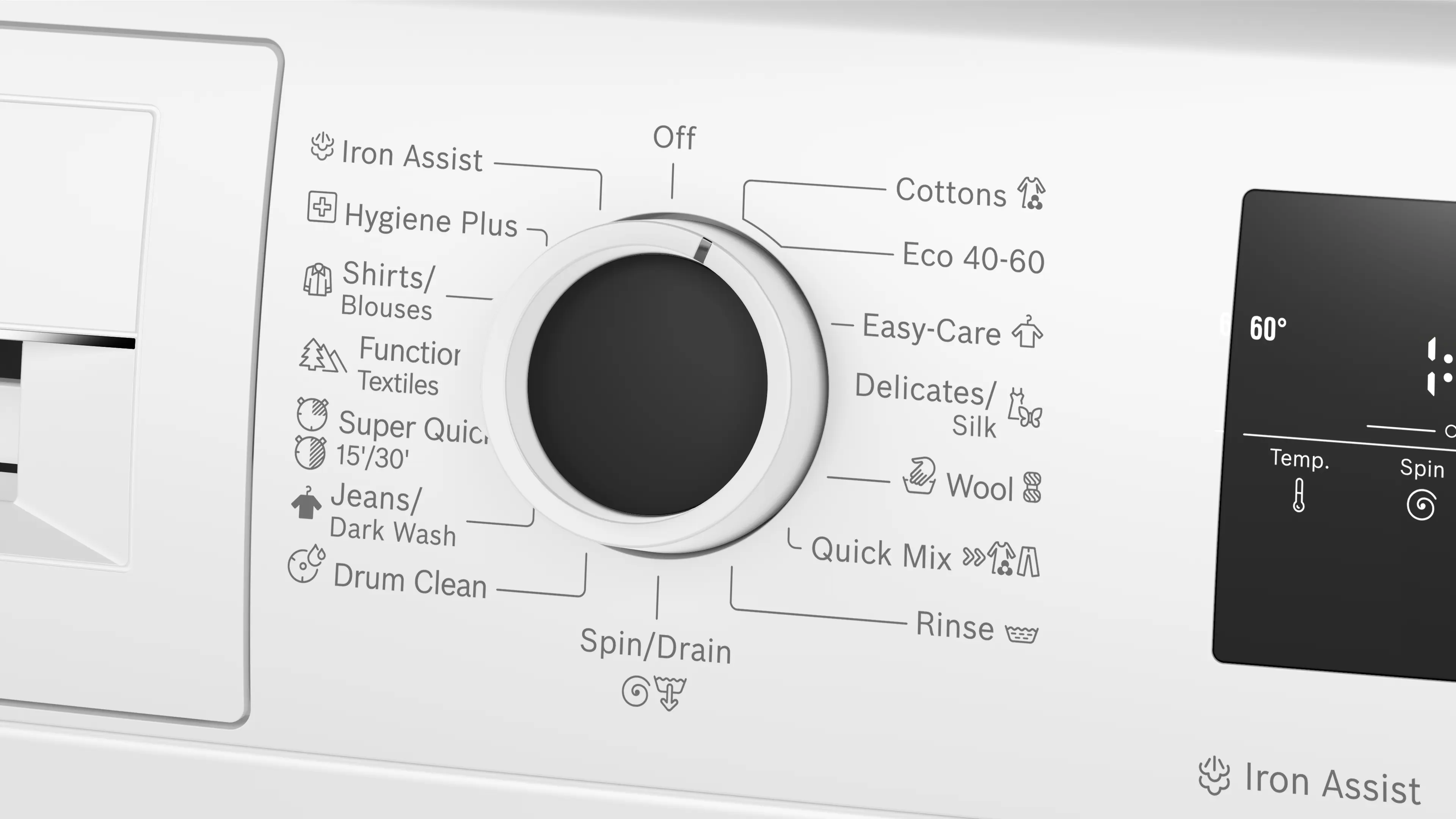 Mașină de spălat rufe Bosch Seria 4 WAN2826SBY, 8 kg, 1400 rpm, încărcare frontală, albă [8]