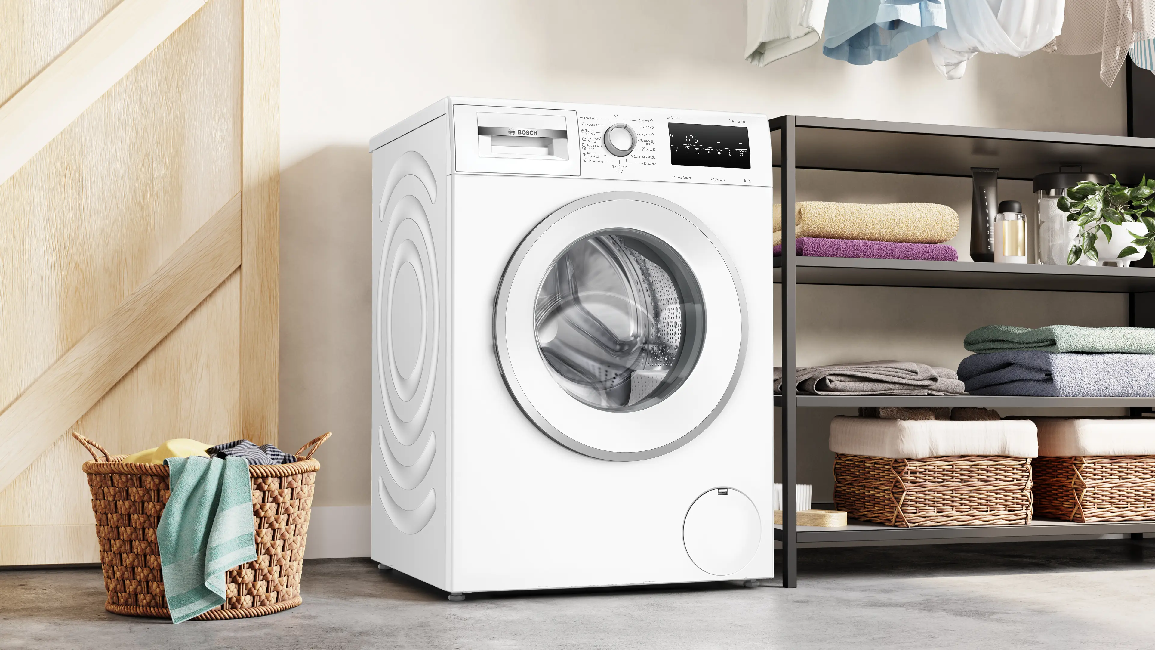 Mașină de spălat rufe Bosch Seria 4 WAN2829NBY, 8 kg, 1400 rpm, încărcare frontală, albă [11]