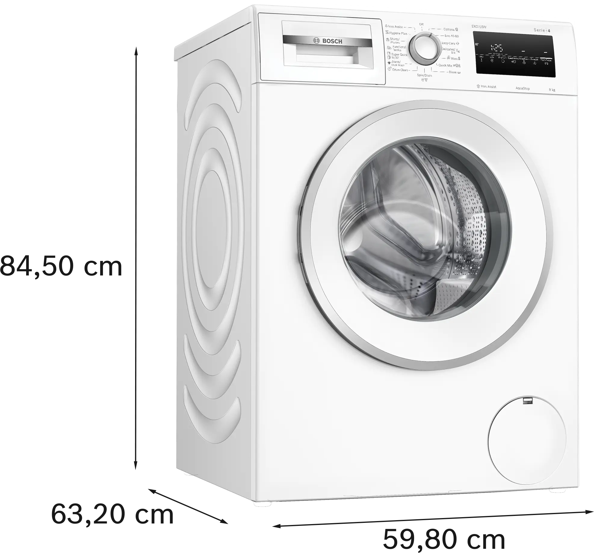 Mașină de spălat rufe Bosch Seria 4 WAN2829NBY, 8 kg, 1400 rpm, încărcare frontală, albă [12]