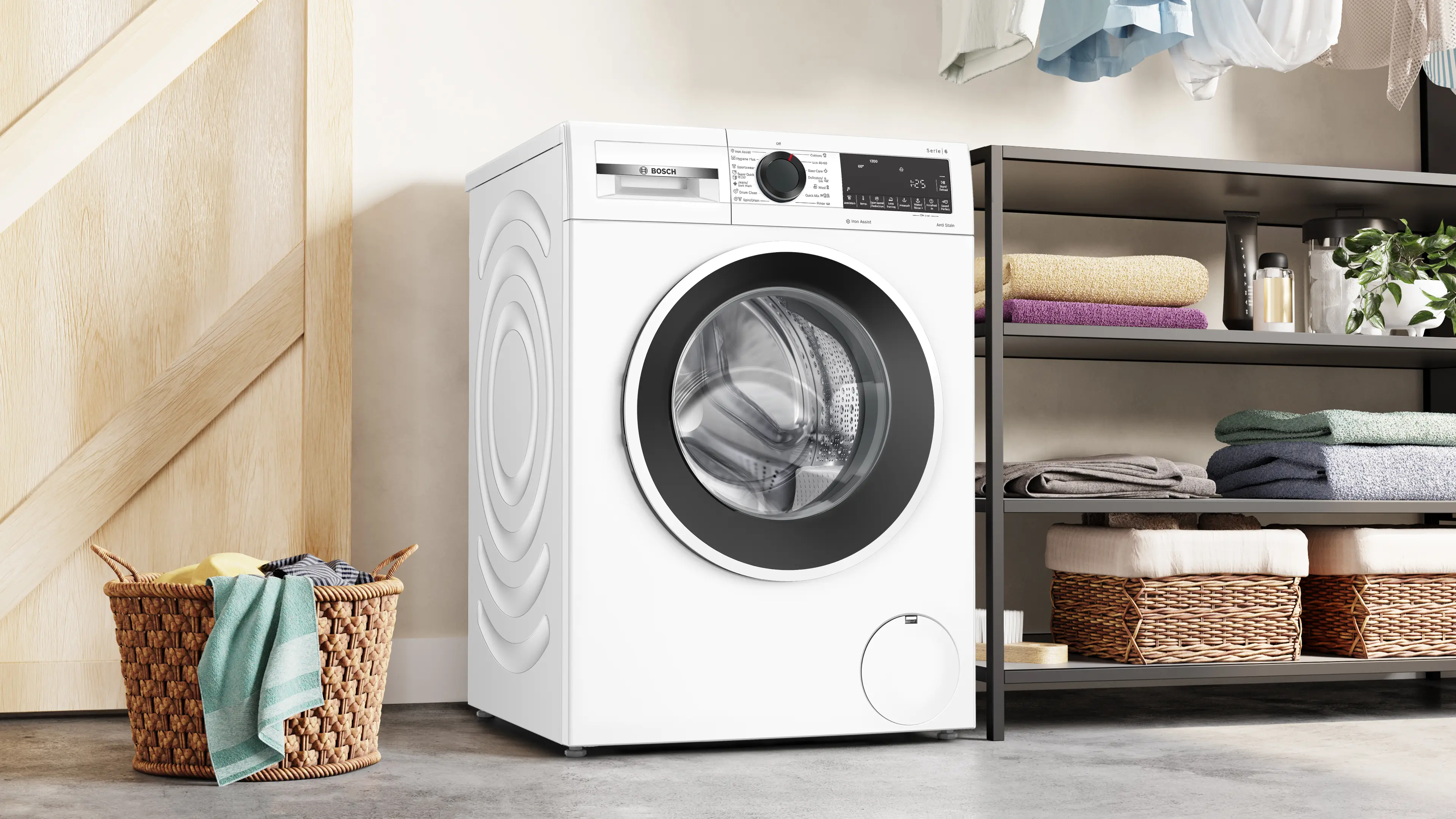 Mașină de spălat rufe Bosch Seria 6 WGG242Z2BY, 9 kg, 1200 rpm, încărcare frontală, albă [11]