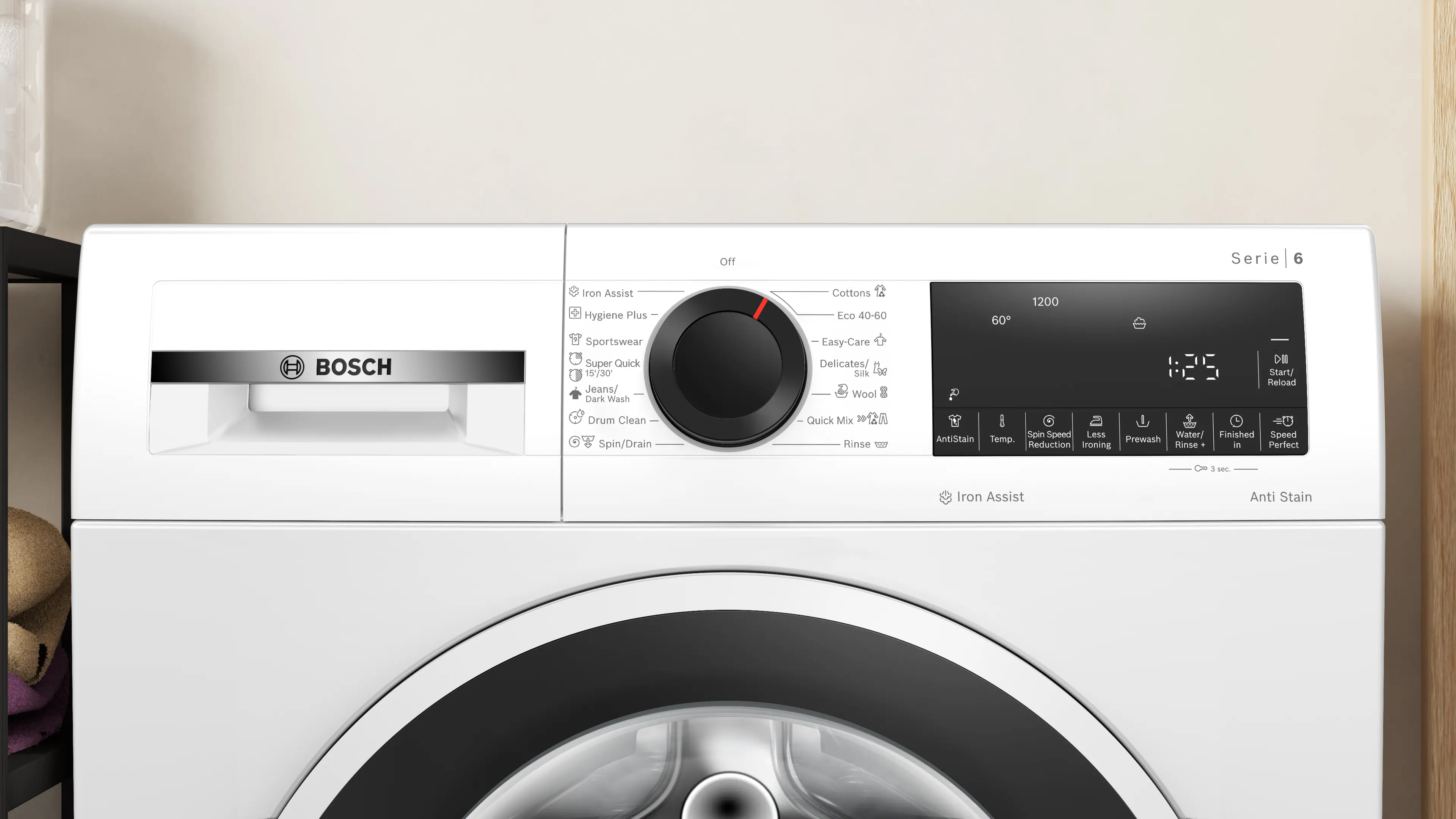 Mașină de spălat rufe Bosch Seria 6 WGG242Z2BY, 9 kg, 1200 rpm, încărcare frontală, albă [8]