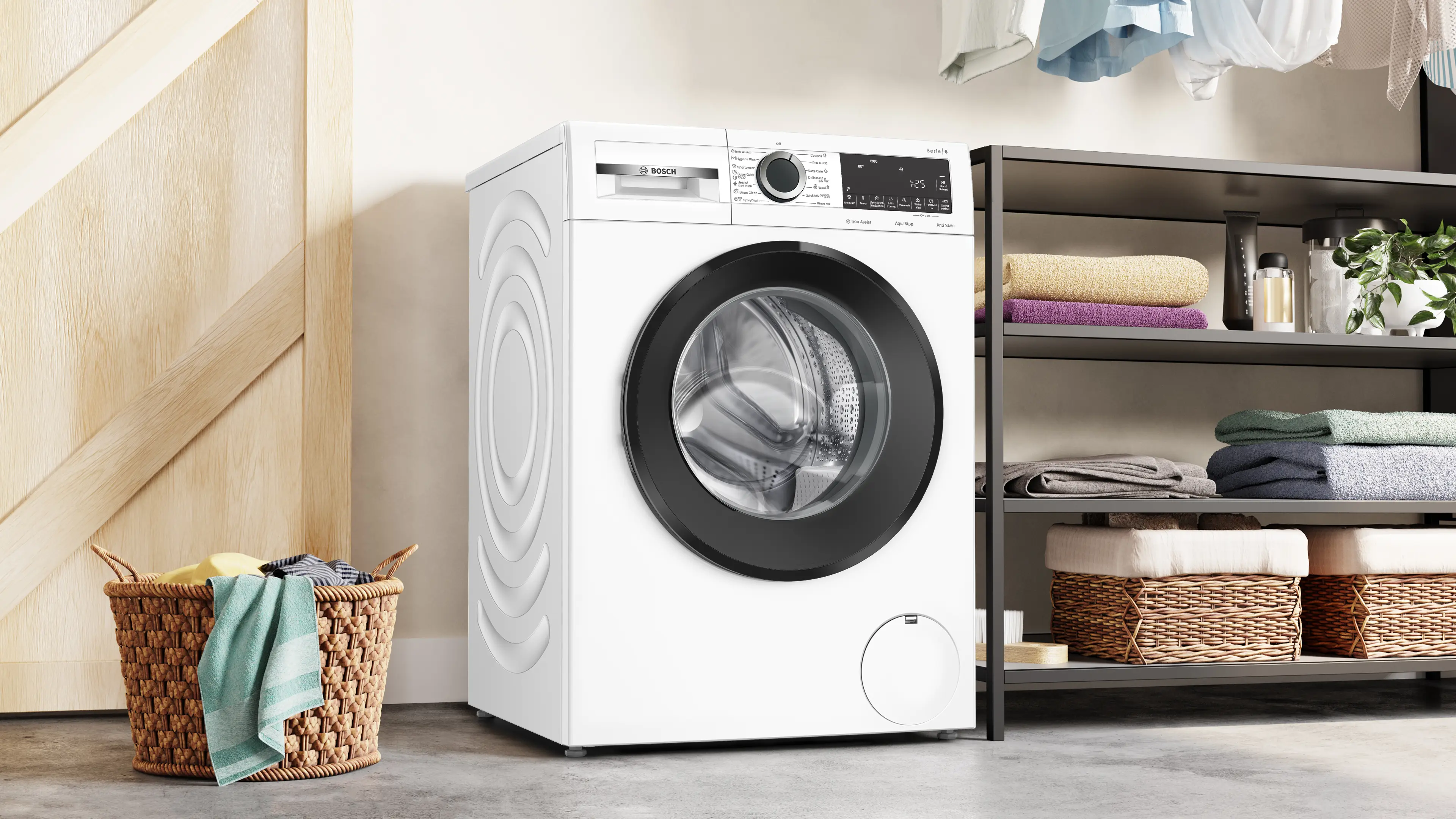 Mașină de spălat rufe Bosch Seria 6 WGG242Z6BY, 9 kg, 1200 rpm, încărcare frontală, albă [12]