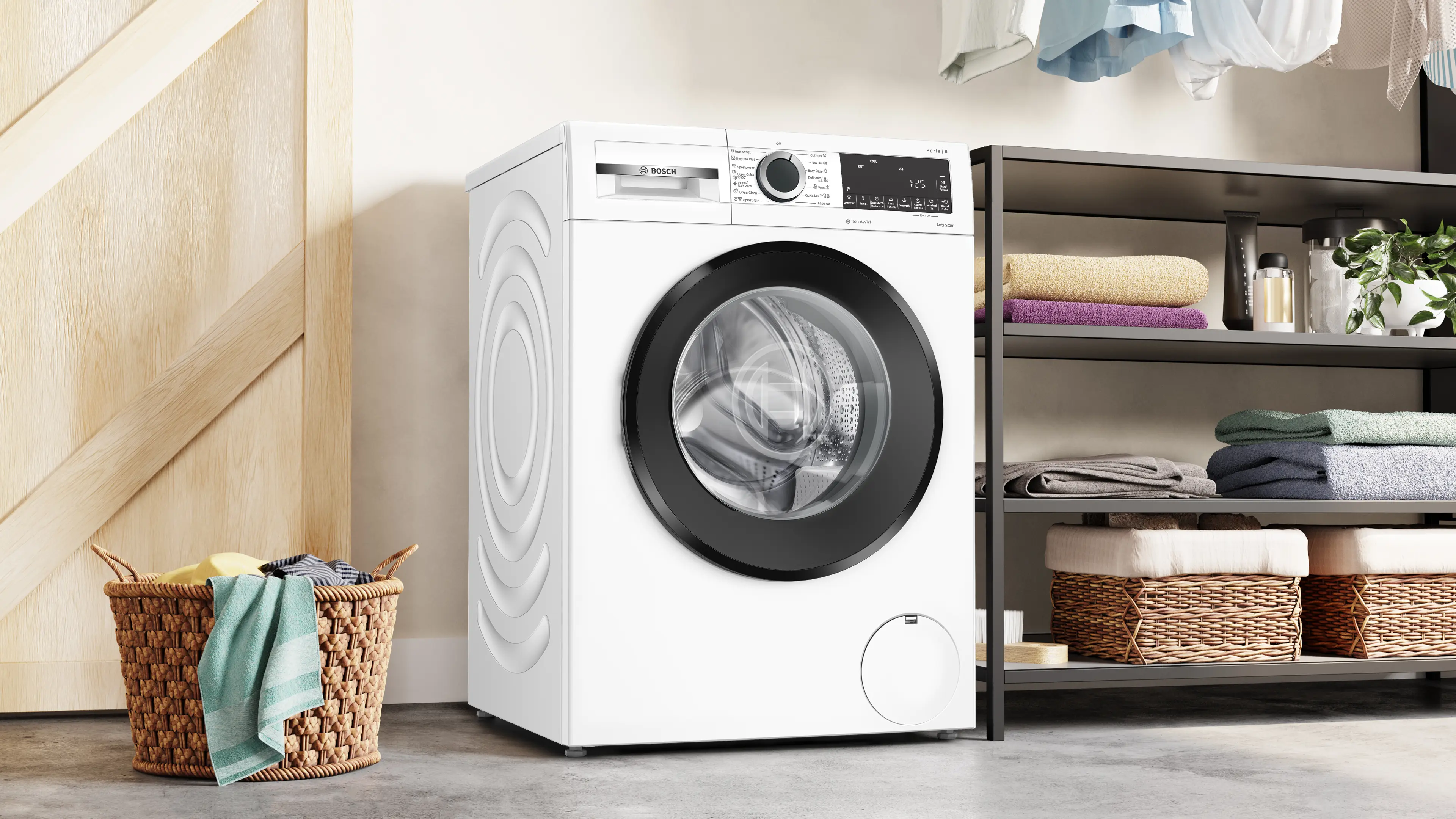 Mașină de spălat rufe Bosch Seria 6 WGG242Z3BY, 9 kg, 1200 rpm, încărcare frontală, albă [11]