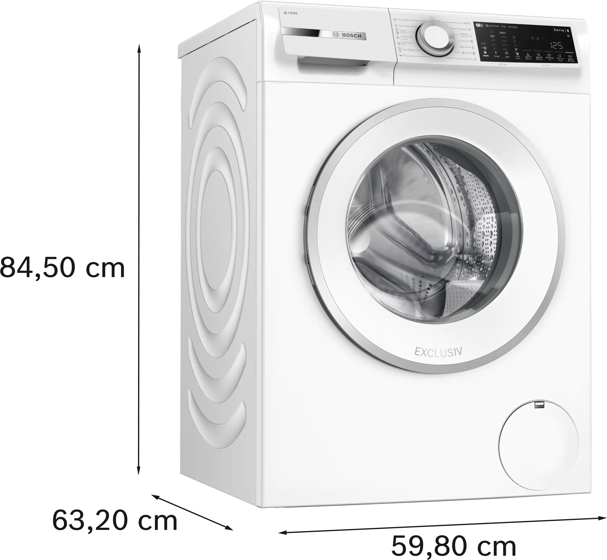 Mașină de spălat rufe Bosch Seria 6 WGJ244A1BY, 9 kg, 1400 rpm, încărcare frontală, albă [16]