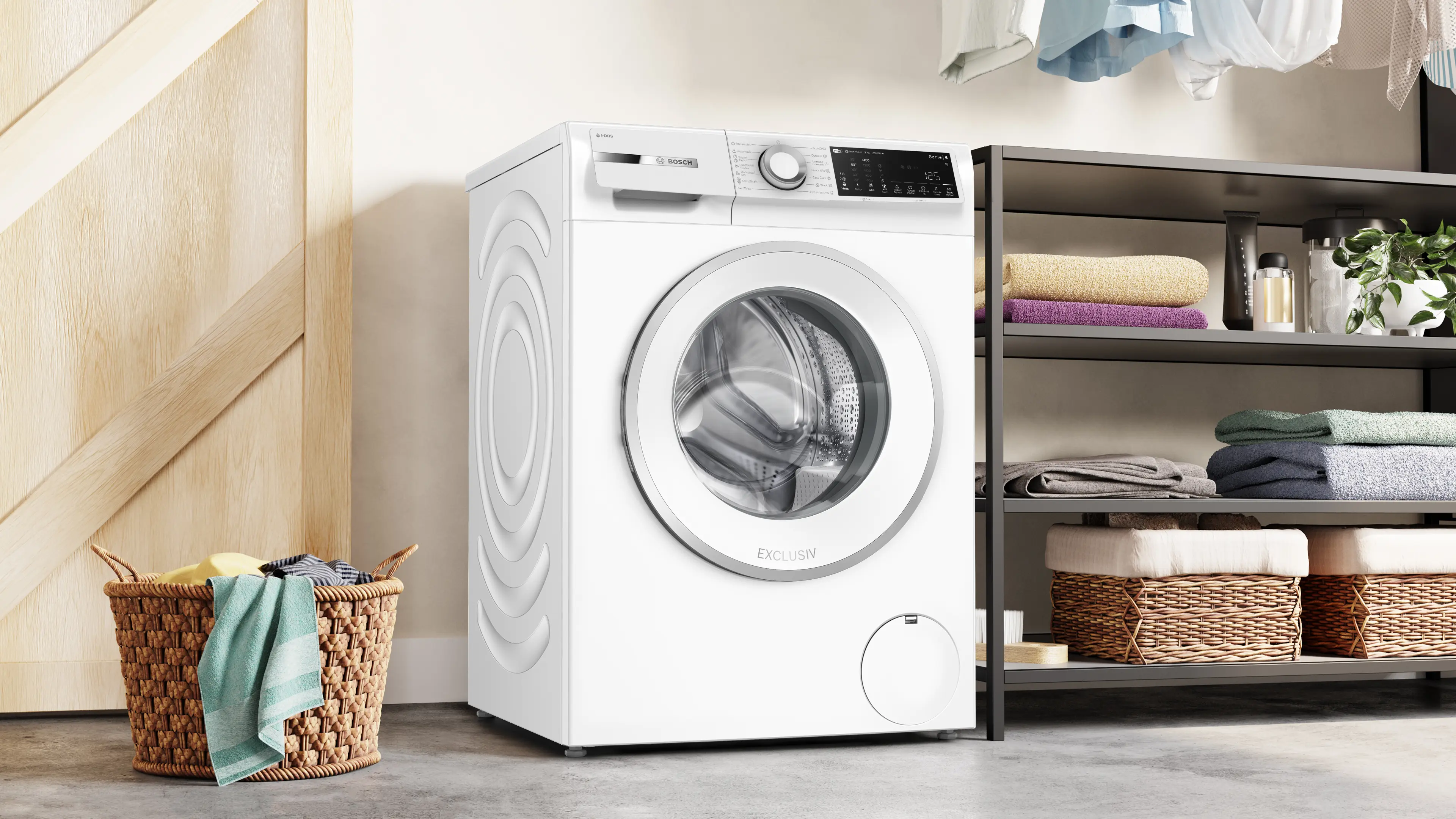 Mașină de spălat rufe Bosch Seria 6 WGJ244A1BY, 9 kg, 1400 rpm, încărcare frontală, albă [15]