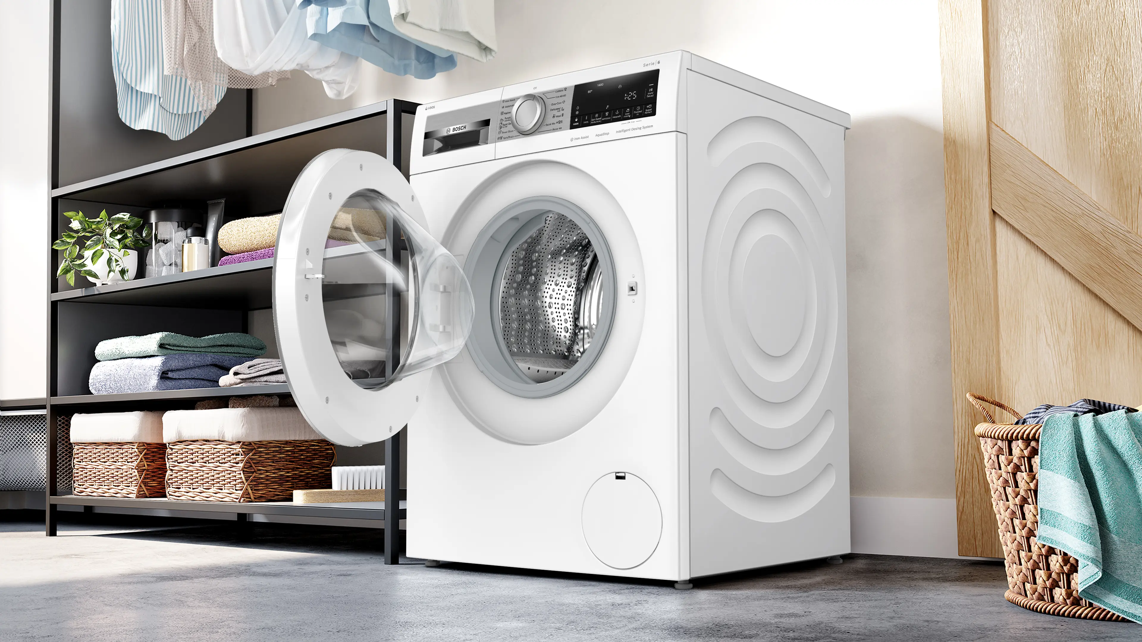 Mașină de spălat rufe Bosch Seria 6 WGG244F9BY, 9 kg, 1400 rpm, încărcare frontală, albă [13]