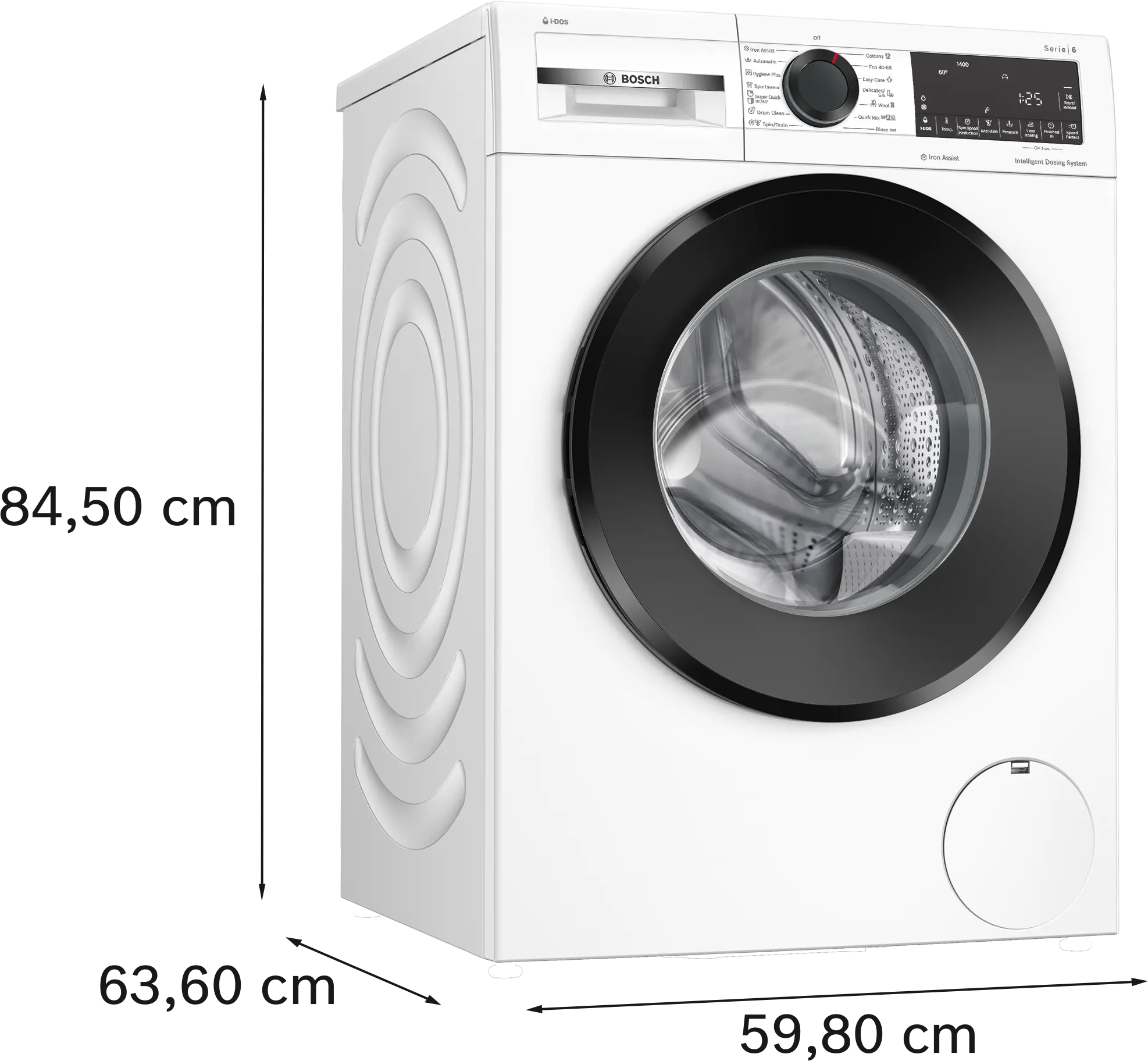 Mașină de spălat rufe Bosch Seria 6 WGG244F3BY, 9 kg, 1400 rpm, încărcare frontală, albă [14]