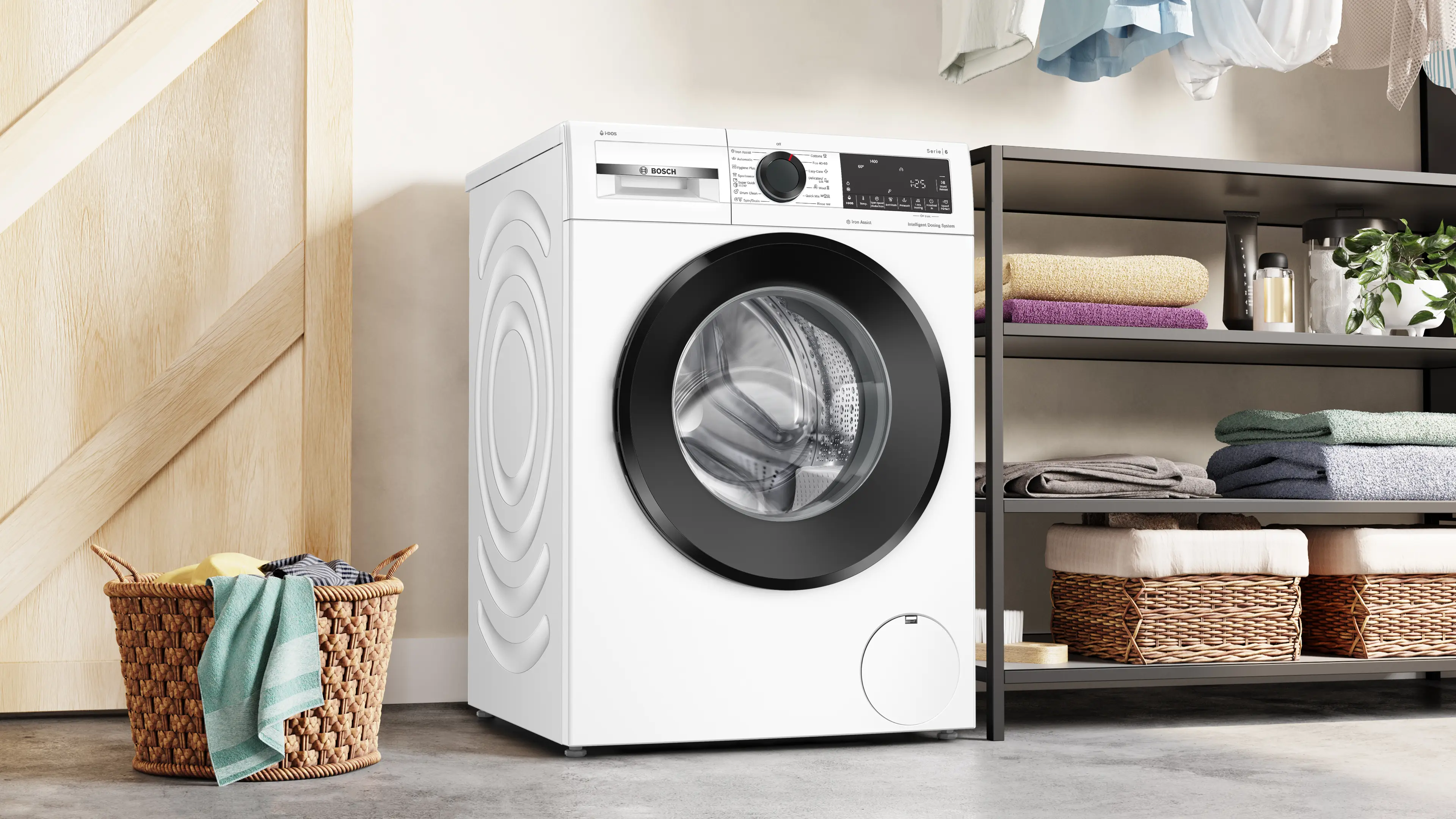 Mașină de spălat rufe Bosch Seria 6 WGG244F3BY, 9 kg, 1400 rpm, încărcare frontală, albă [13]