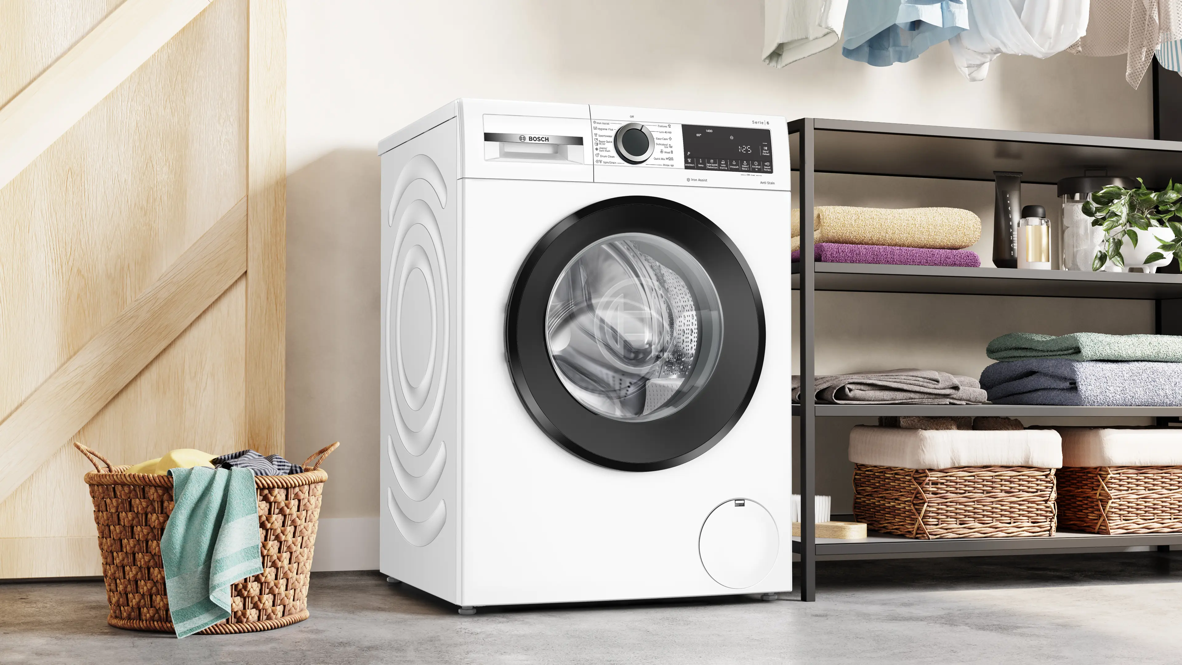 Mașină de spălat rufe Bosch Seria 6 WGG244Z5BY, 9 kg, 1400 rpm, încărcare frontală, albă [11]