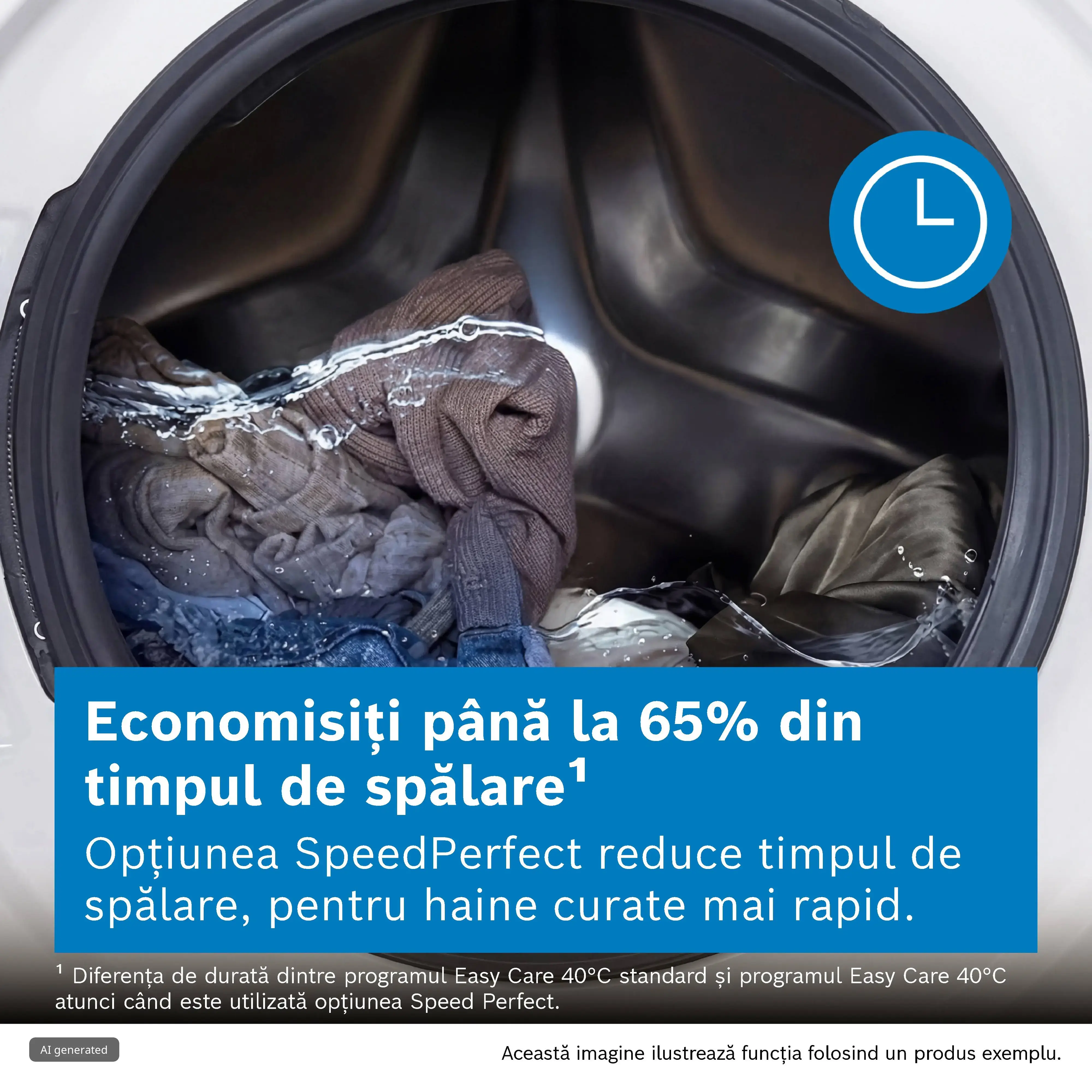 Mașină de spălat rufe Bosch Seria 6 WGG244Z4BY, 9 kg, 1400 rpm, încărcare frontală, albă [3]