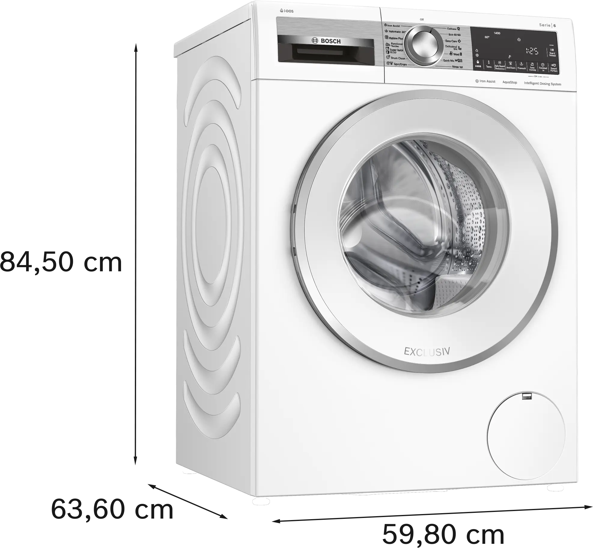 Mașină de spălat rufe Bosch Seria 6 WGG244F9BY, 9 kg, 1400 rpm, încărcare frontală, albă [15]