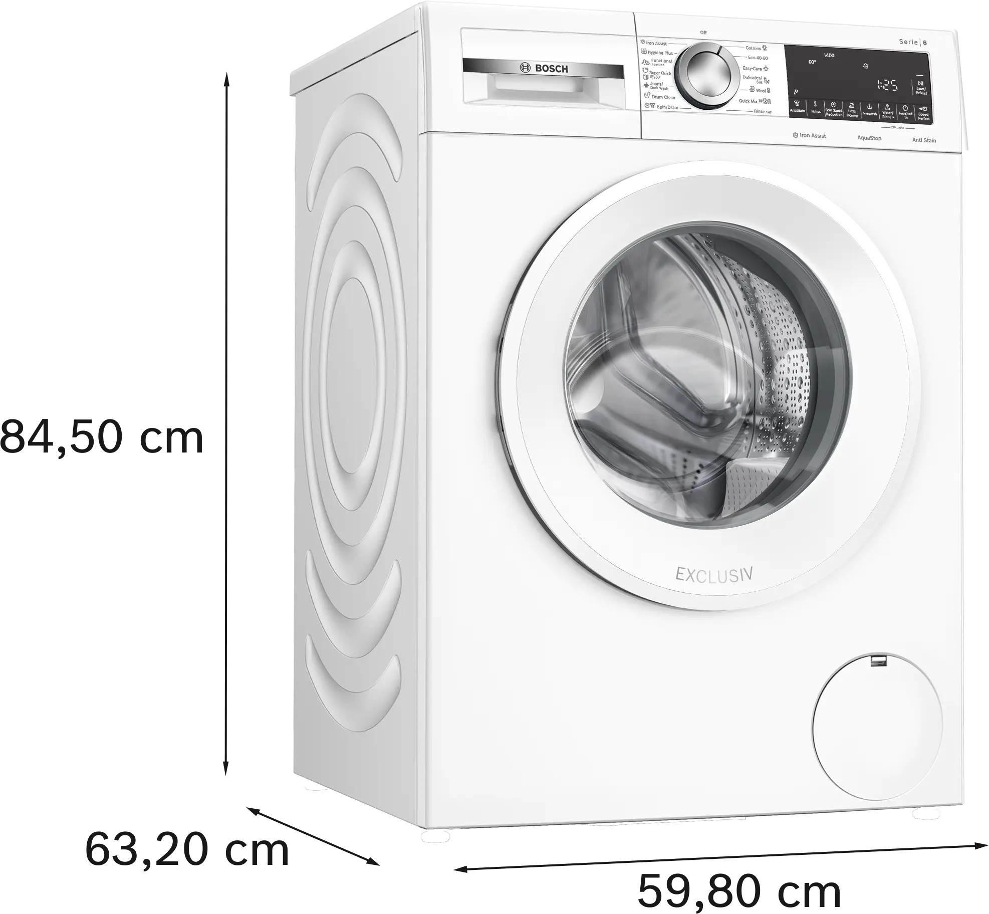 Mașină de spălat rufe Bosch Seria 6 WGG244Z4BY, 9 kg, 1400 rpm, încărcare frontală, albă [14]